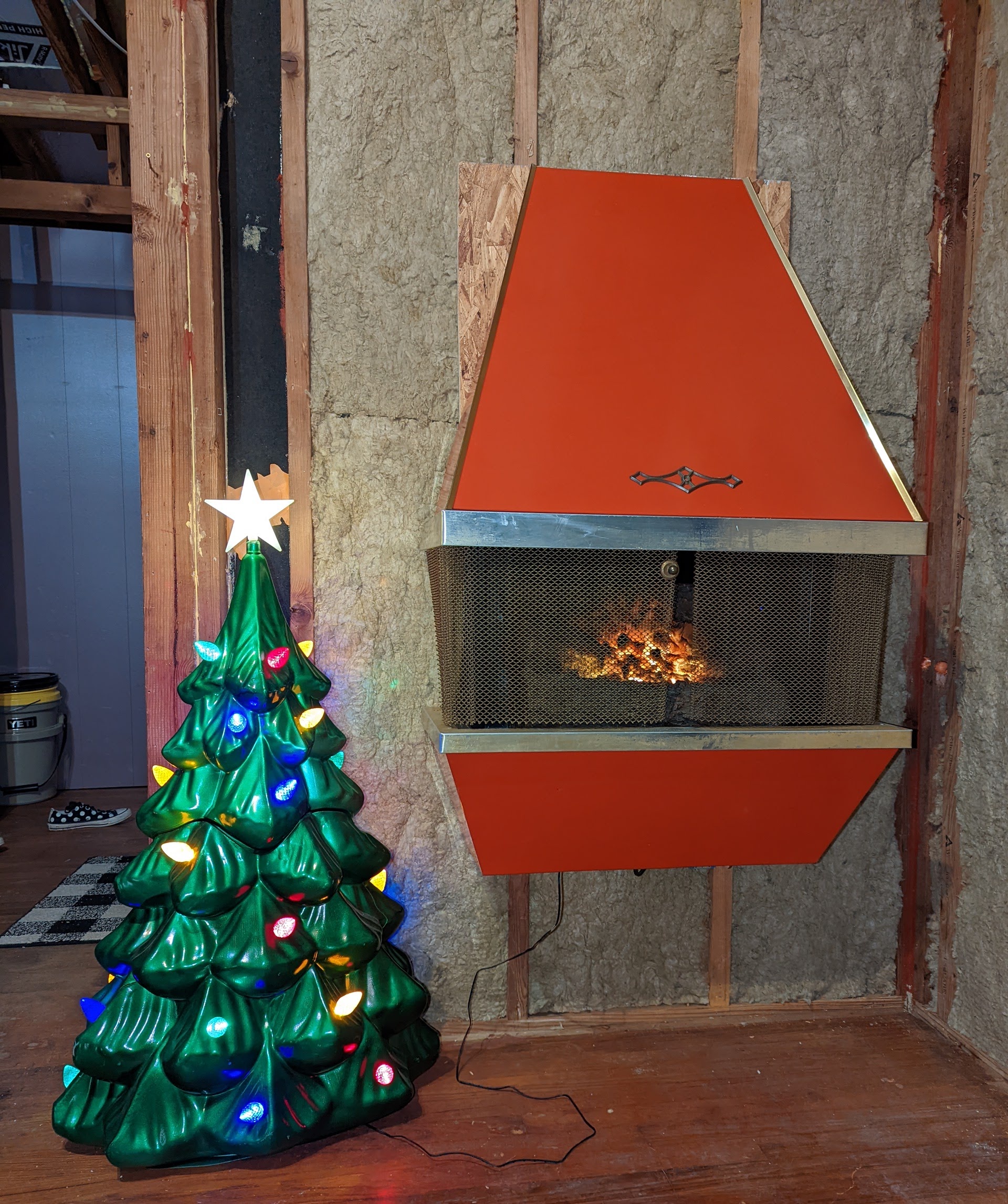 Cozy Up with the Sears Dynaflame Electric Fireplace
