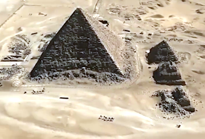 Behold the Magnificent Pyramid of Menkaure!