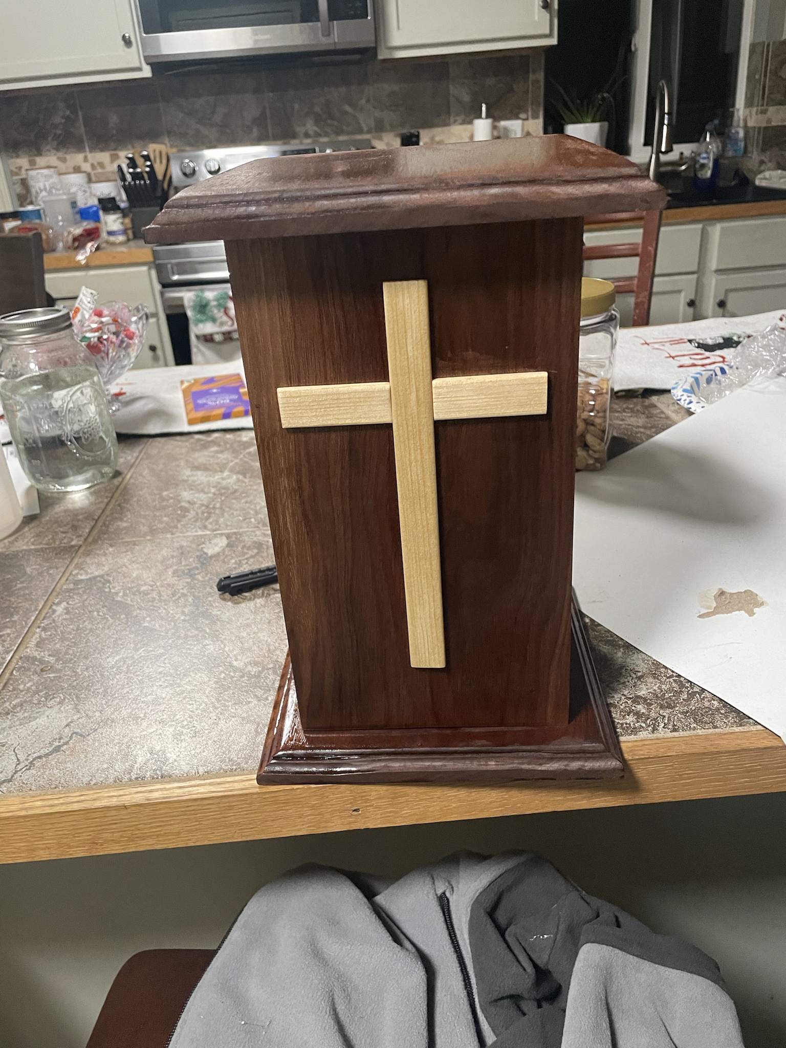 The Urn My Husband Crafted for Our Beloved