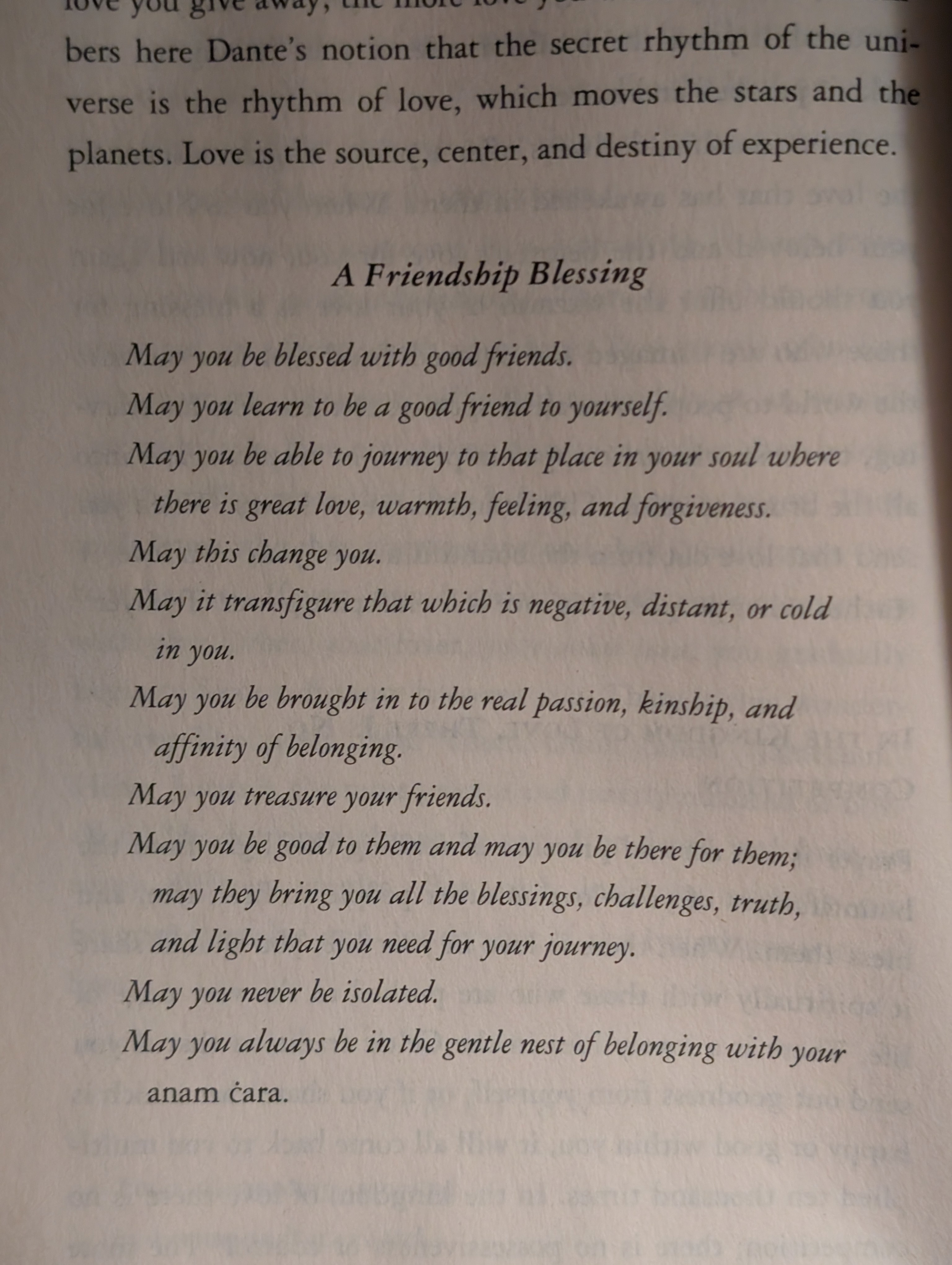 A Heartwarming Friendship Blessing