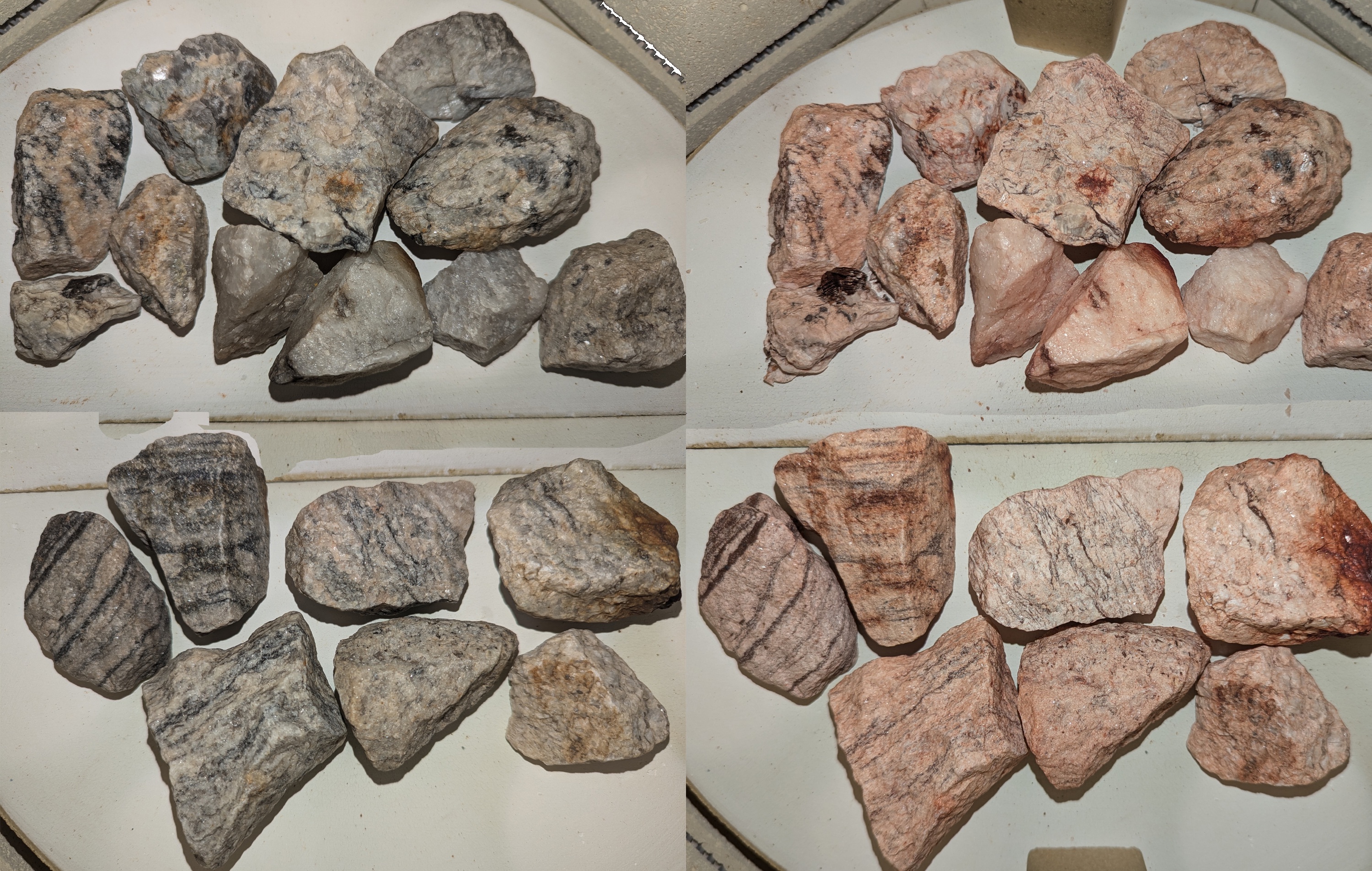 Creating Ceramic Glaze from Gneiss Rocks