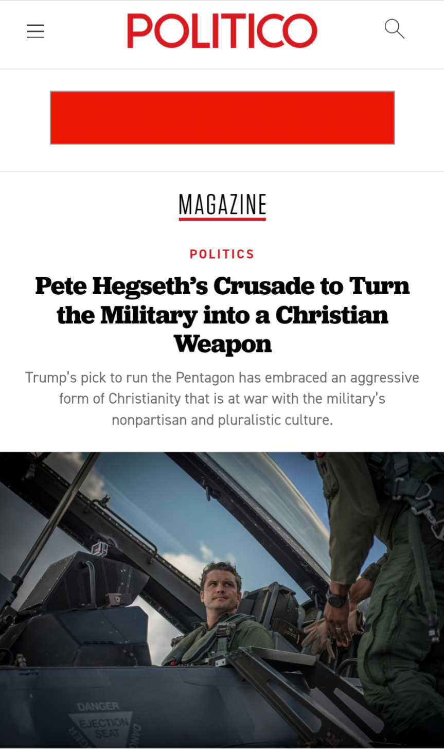 Wasn't the Crusades all about reclaiming Jerusalem? Is he implying the US is doing the same?