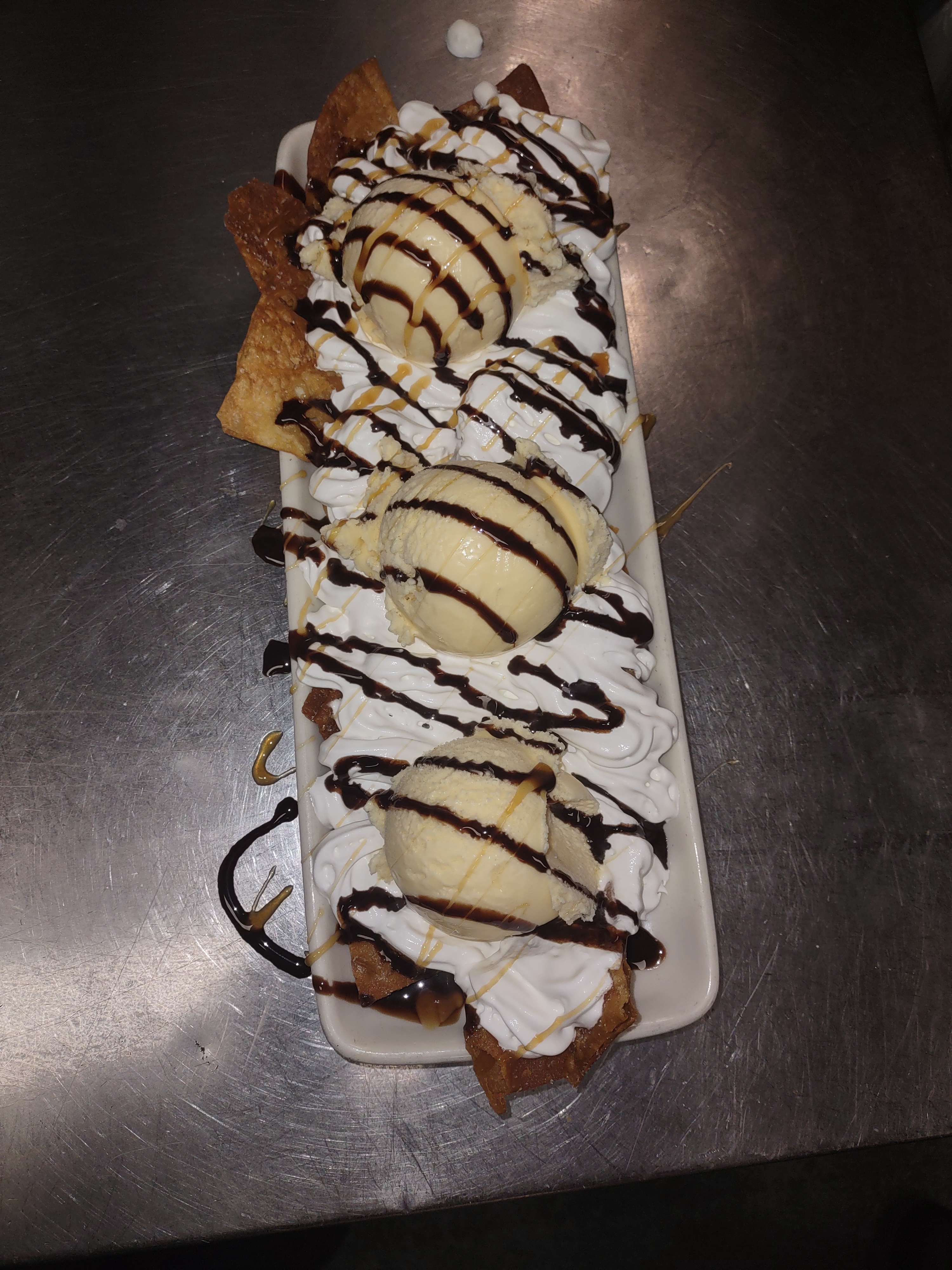 This was a unique request, kind of like a fried ice cream twist. Excited for my move to Texas soon!