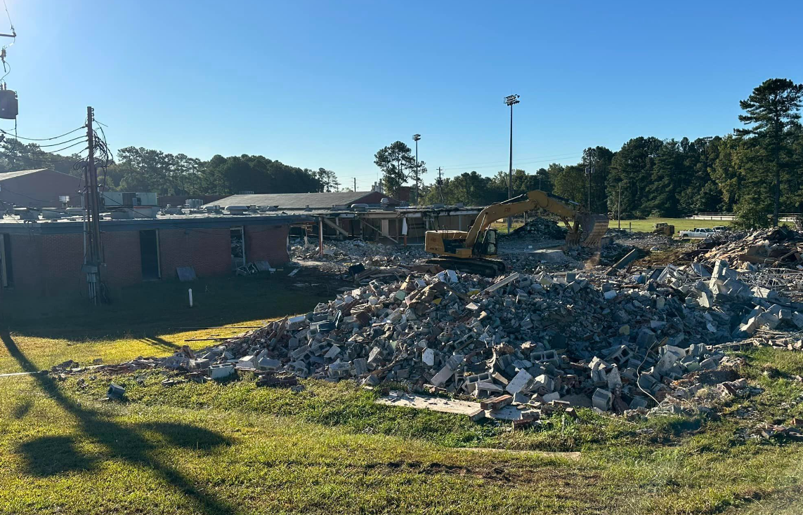 The iconic Hawkins High from Stranger Things has been demolished in Stockbridge, GA.