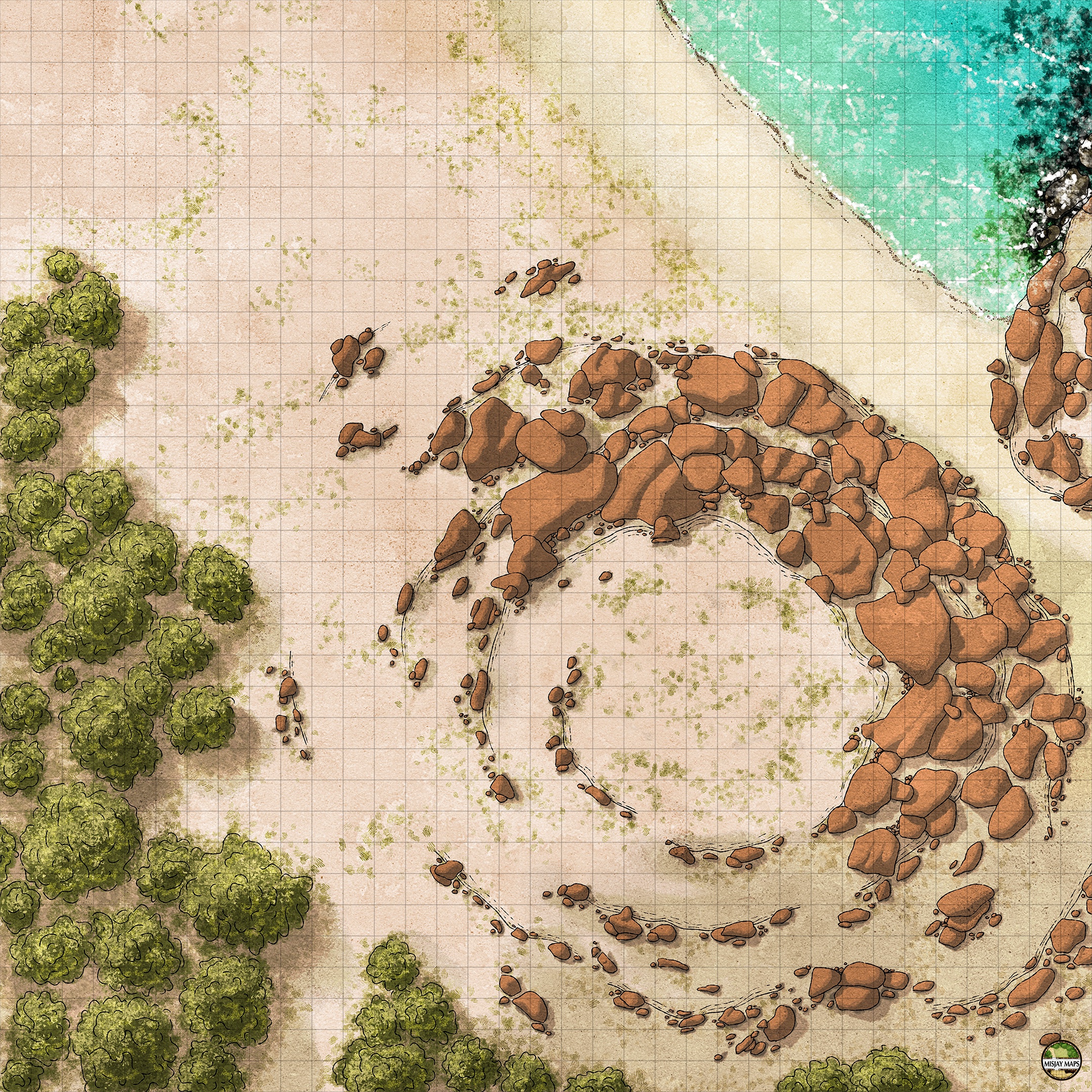 Epic D&D Battle Maps: Explore Beaches and Islands