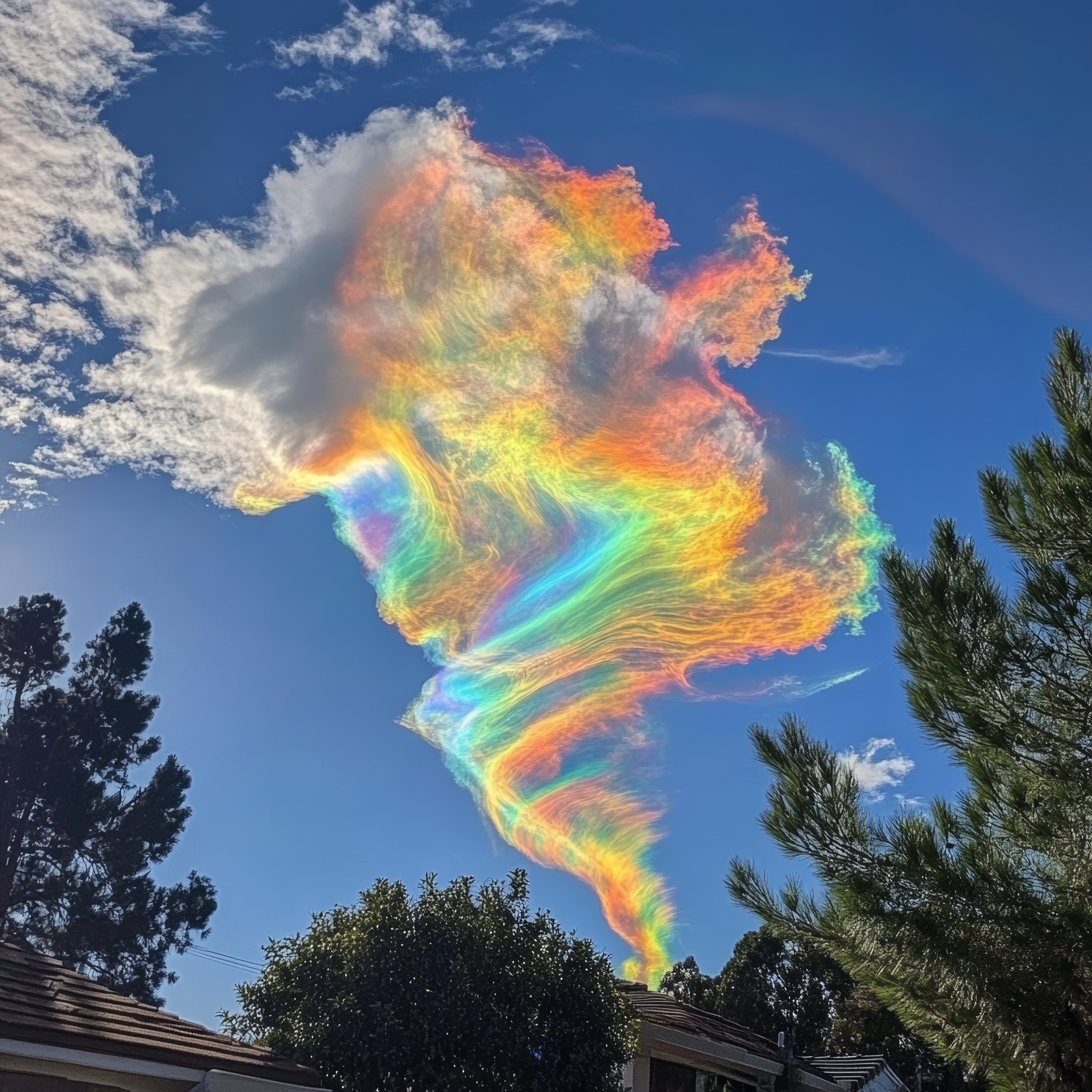 Behold the mesmerizing Fire Rainbow!