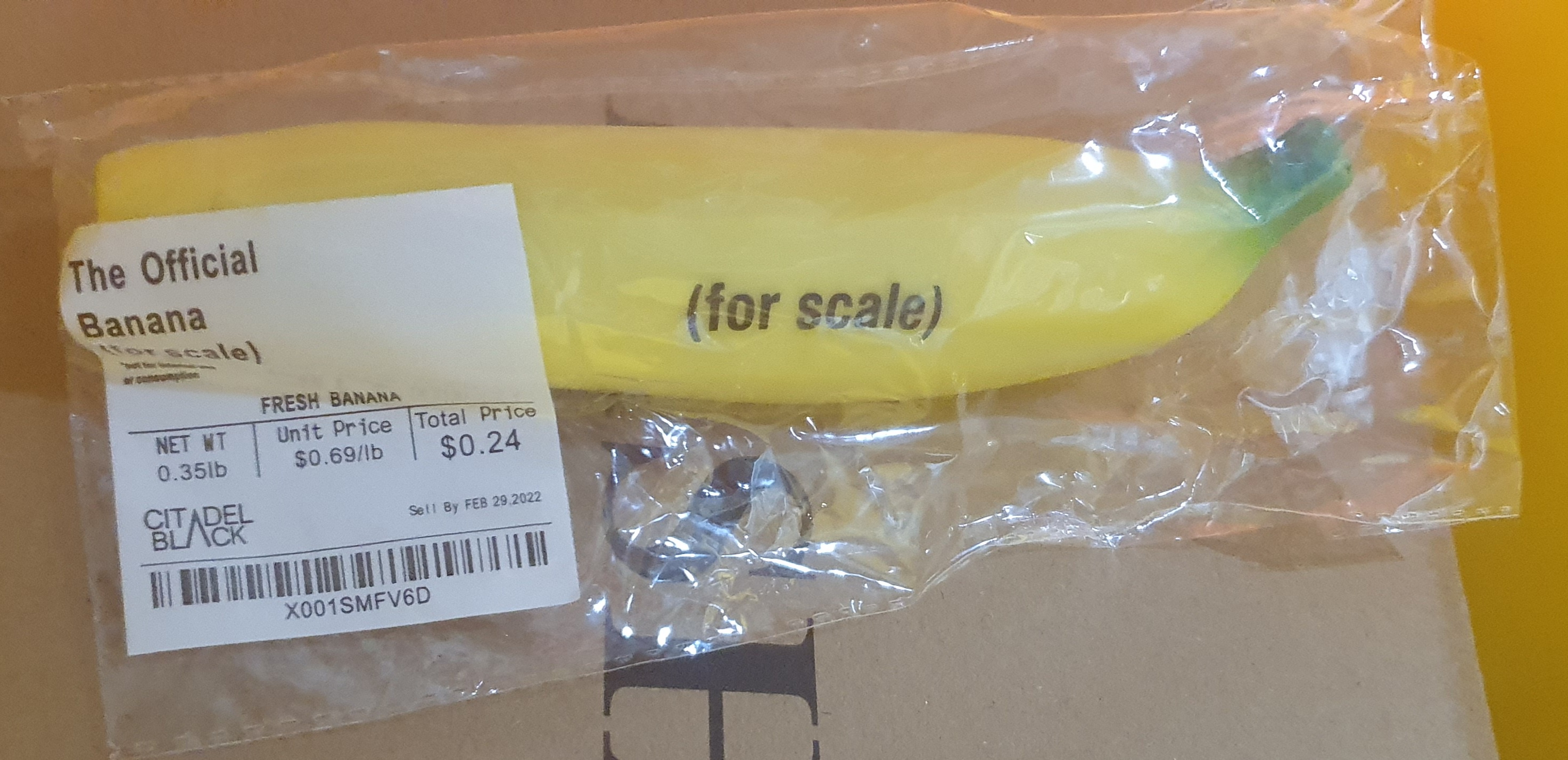 The Iconic Banana for Scale