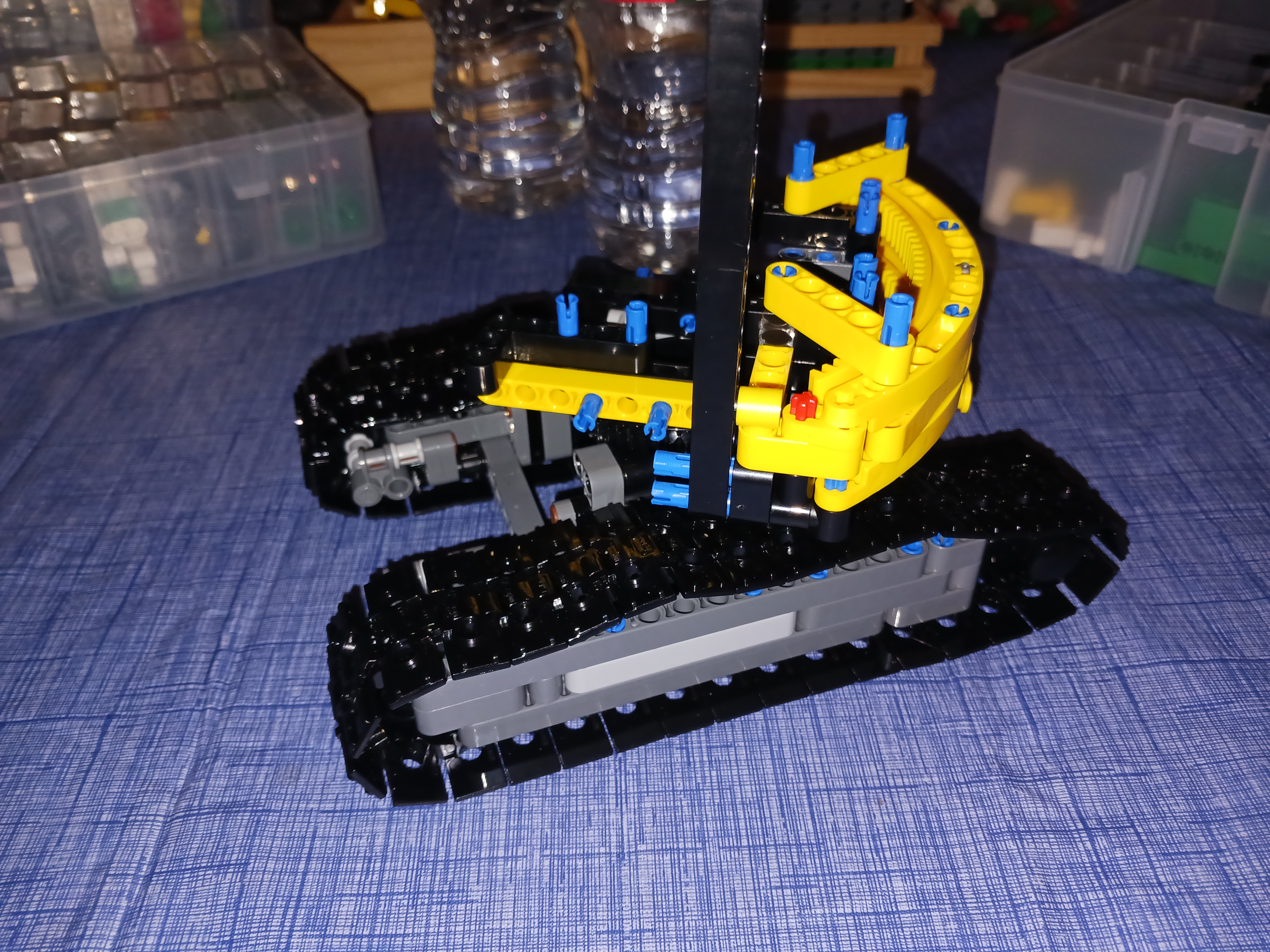 Progress Shots of My Lego John Deere 135G Excavator Build