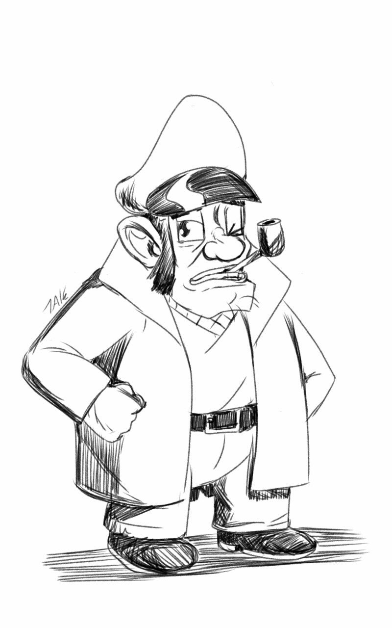 Daily Sketch: Meet Da Skipper