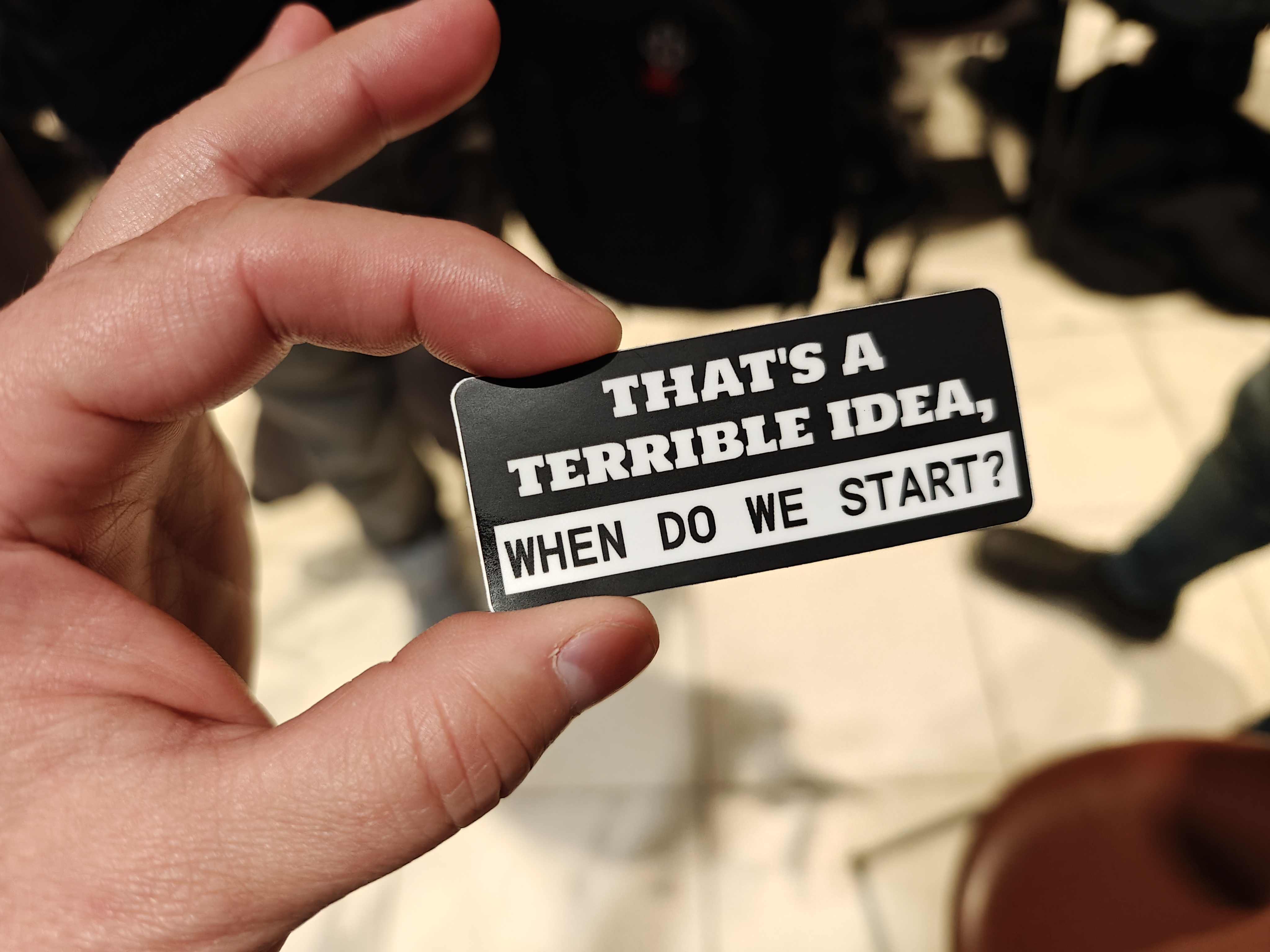 The sticker I received at HackCon Oslo