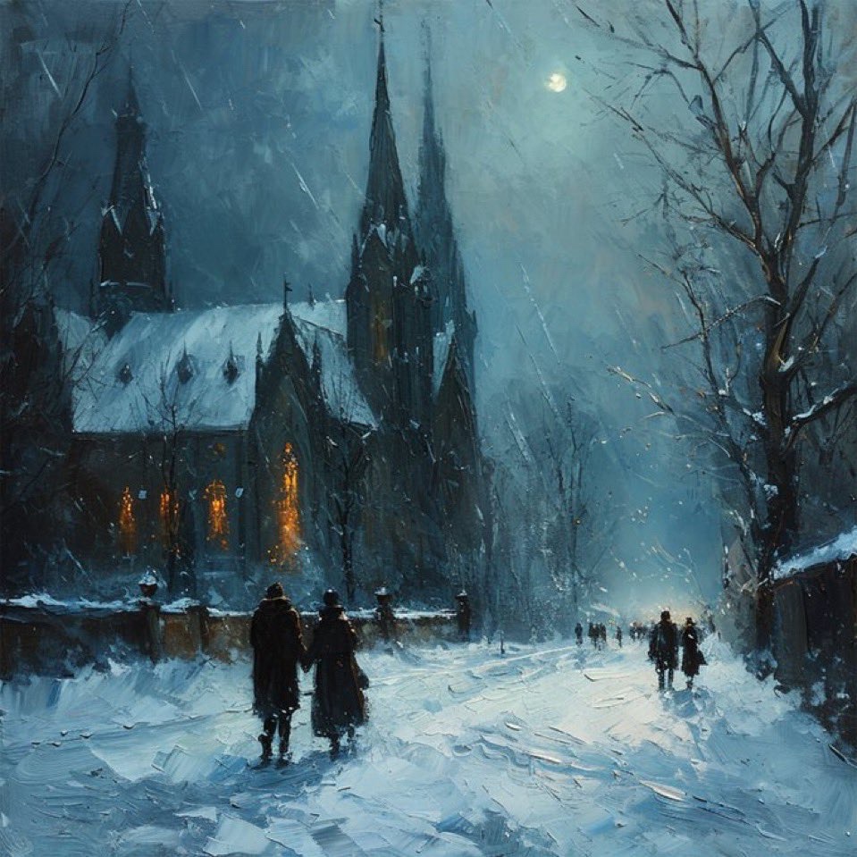 A Glimpse into Midnight Mass, 1903