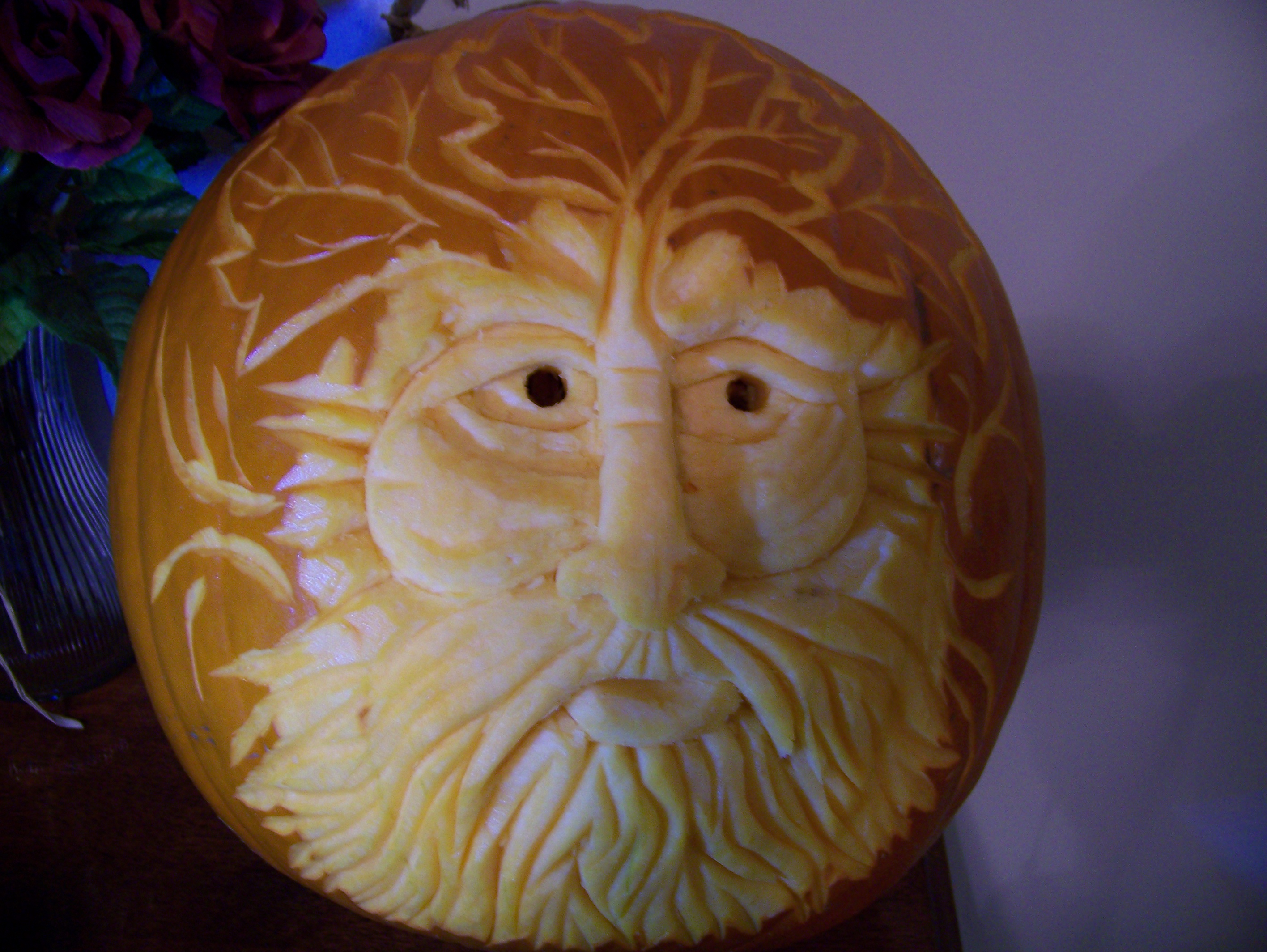 A Spooktacular Carved Pumpkin Creation