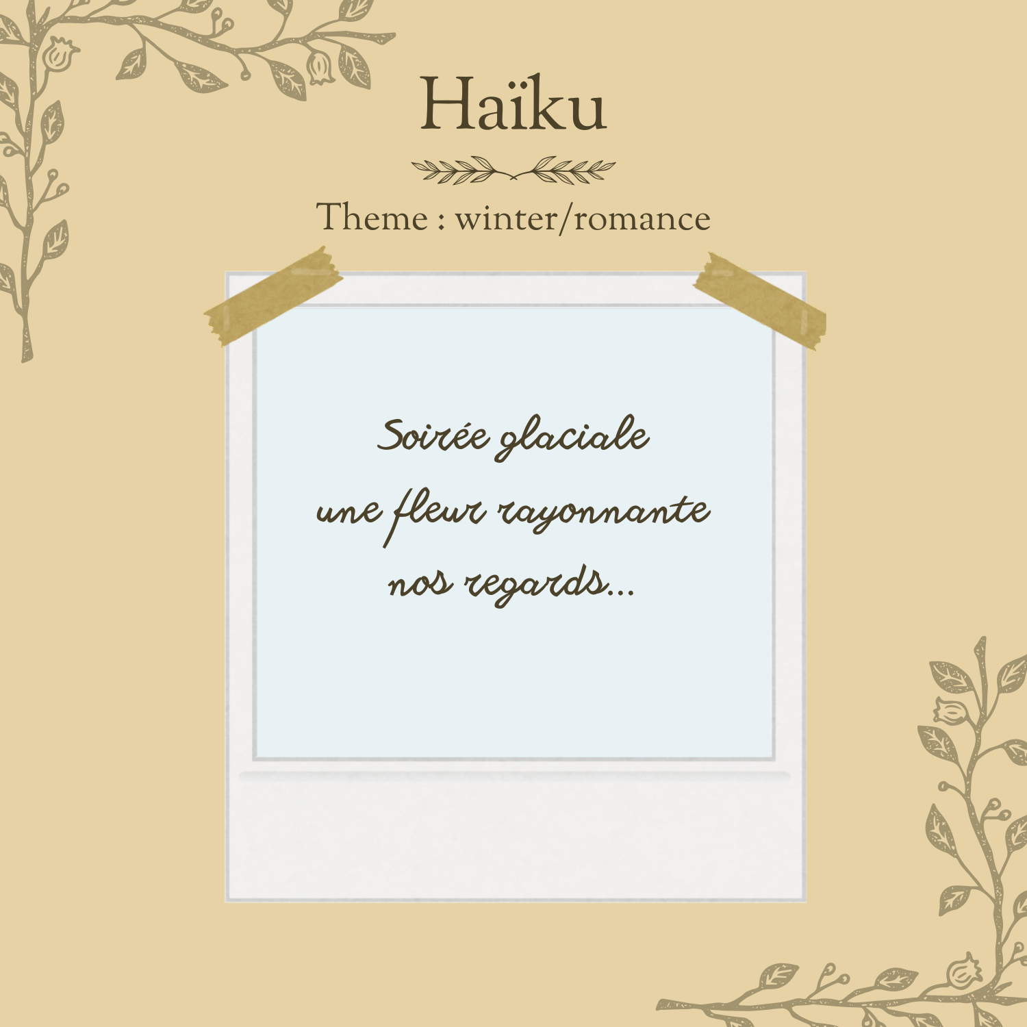 A Touch of Haïku Magic: My Personal Translation Tribute