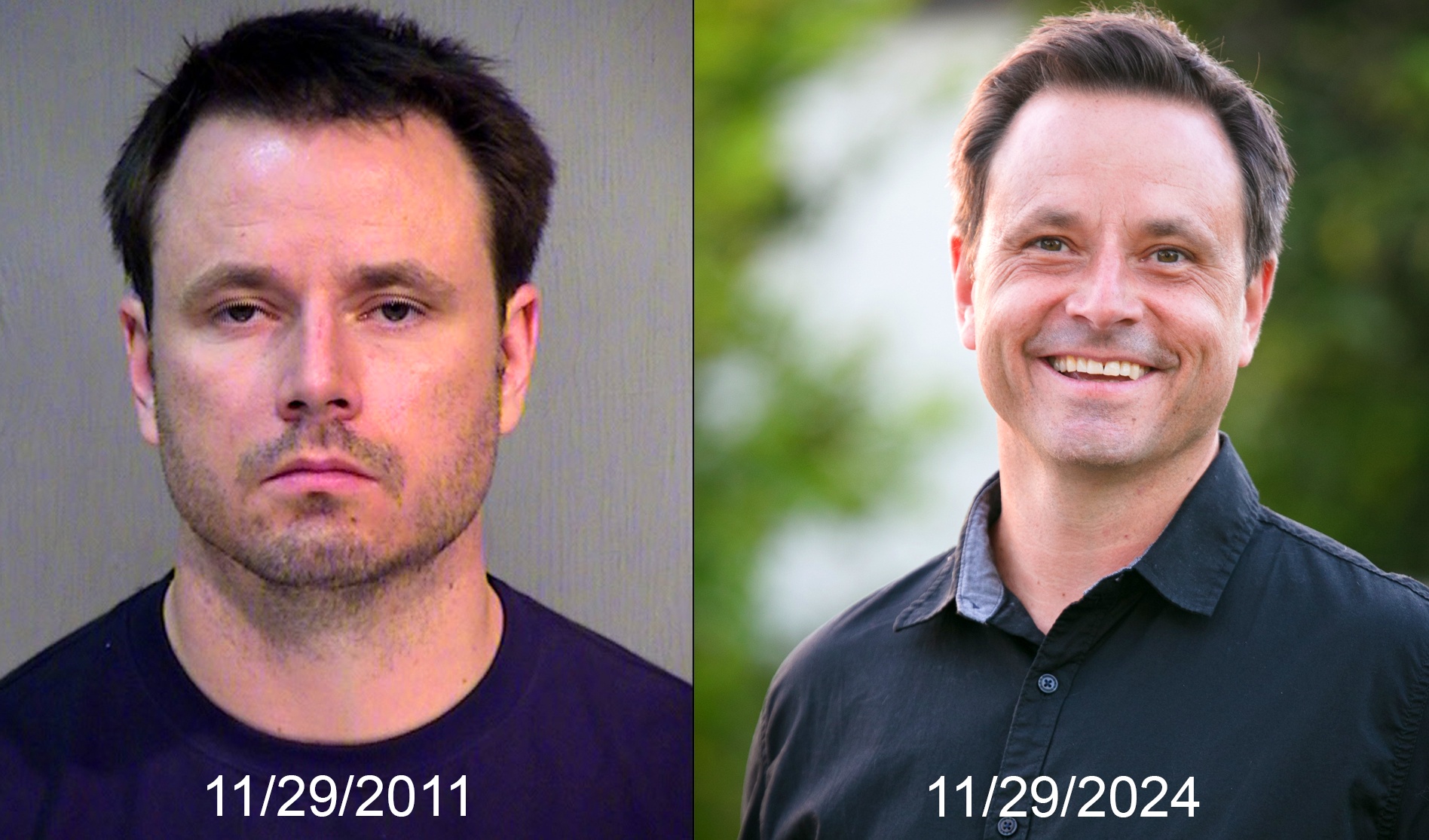 13 Years Sober: A transformation from mugshot to today