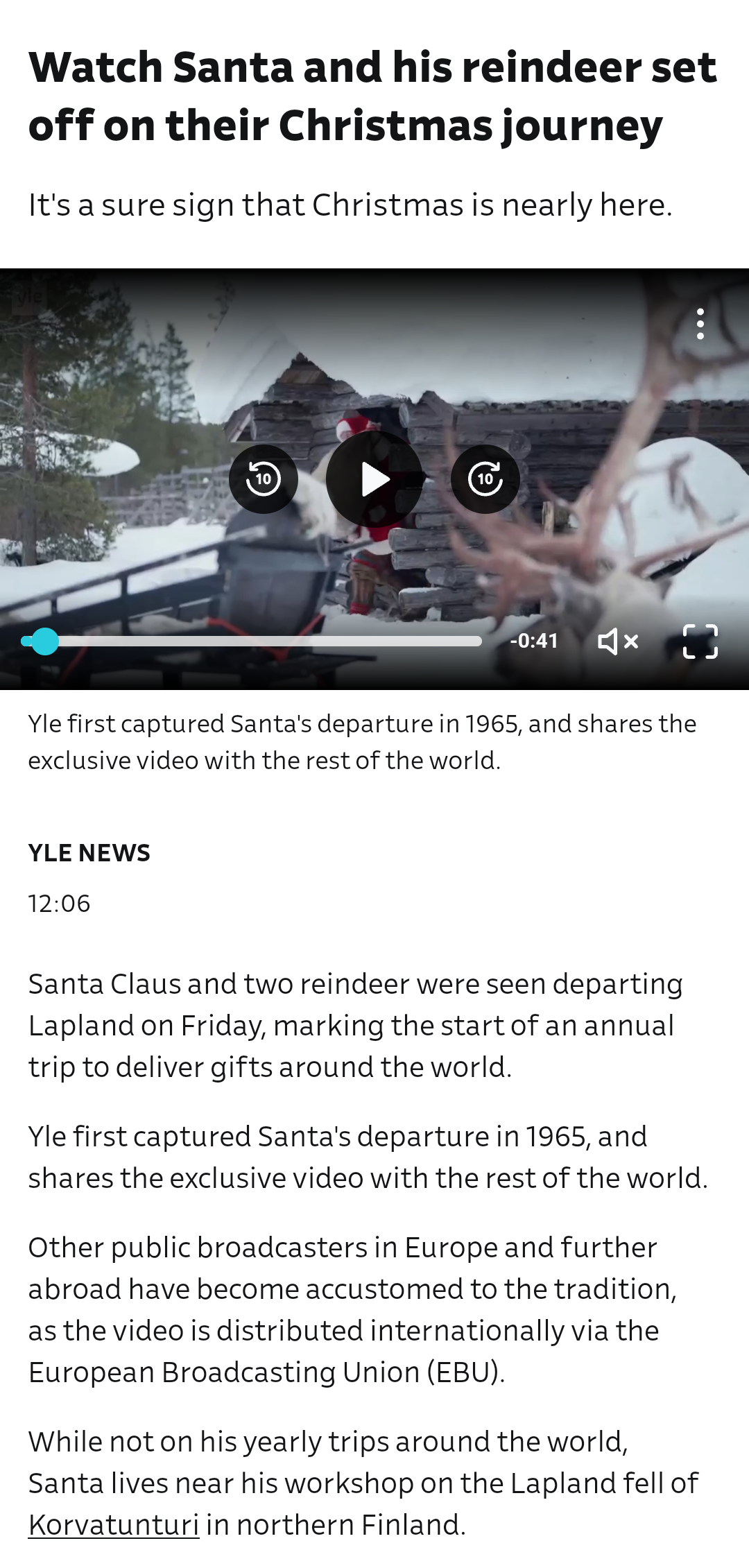 Get ready, Santa Claus is on his way to spread holiday cheer!