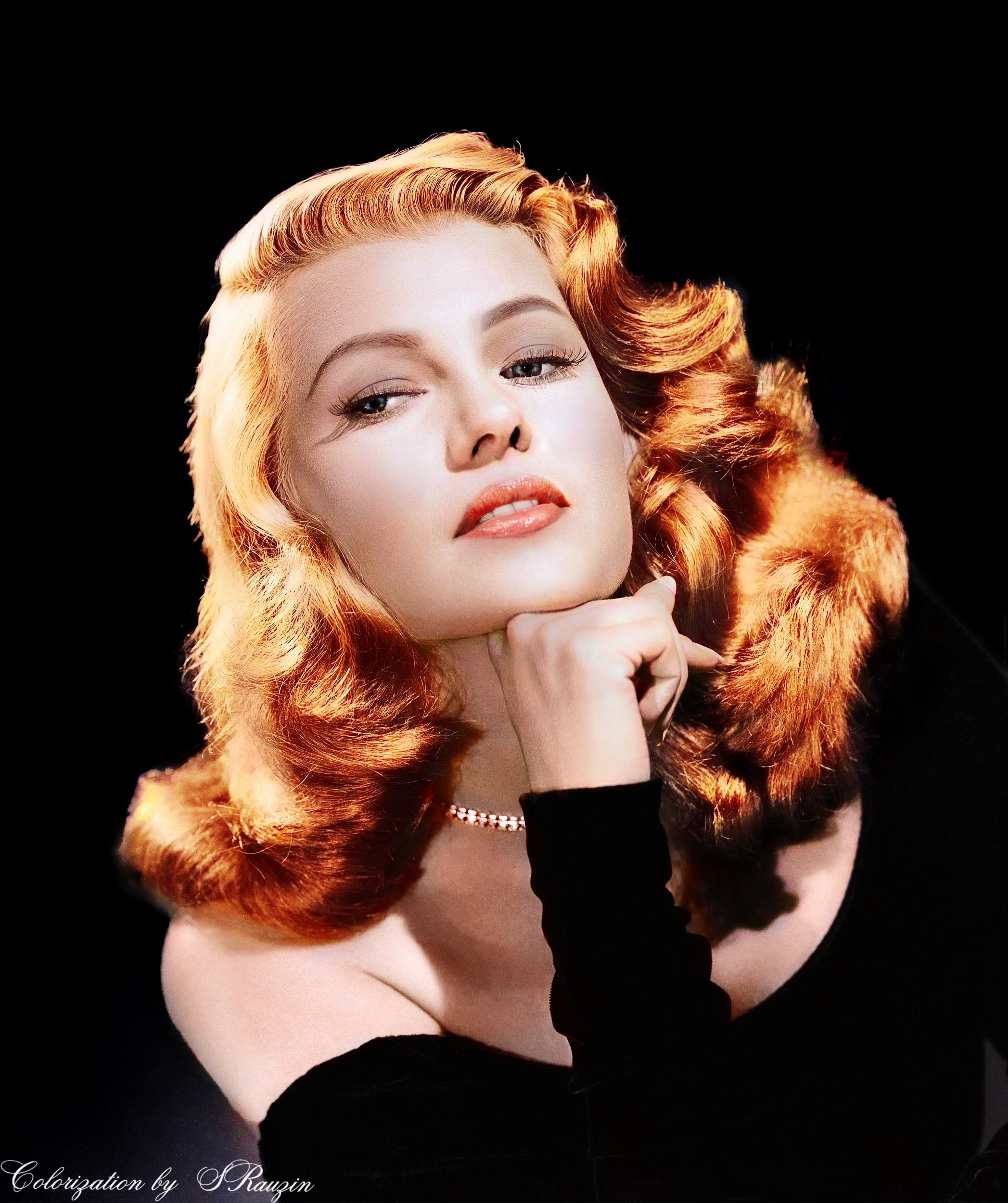 Rita Hayworth in 1952: A Stunning Color Restoration by Sergey V. Rauzin (2017)