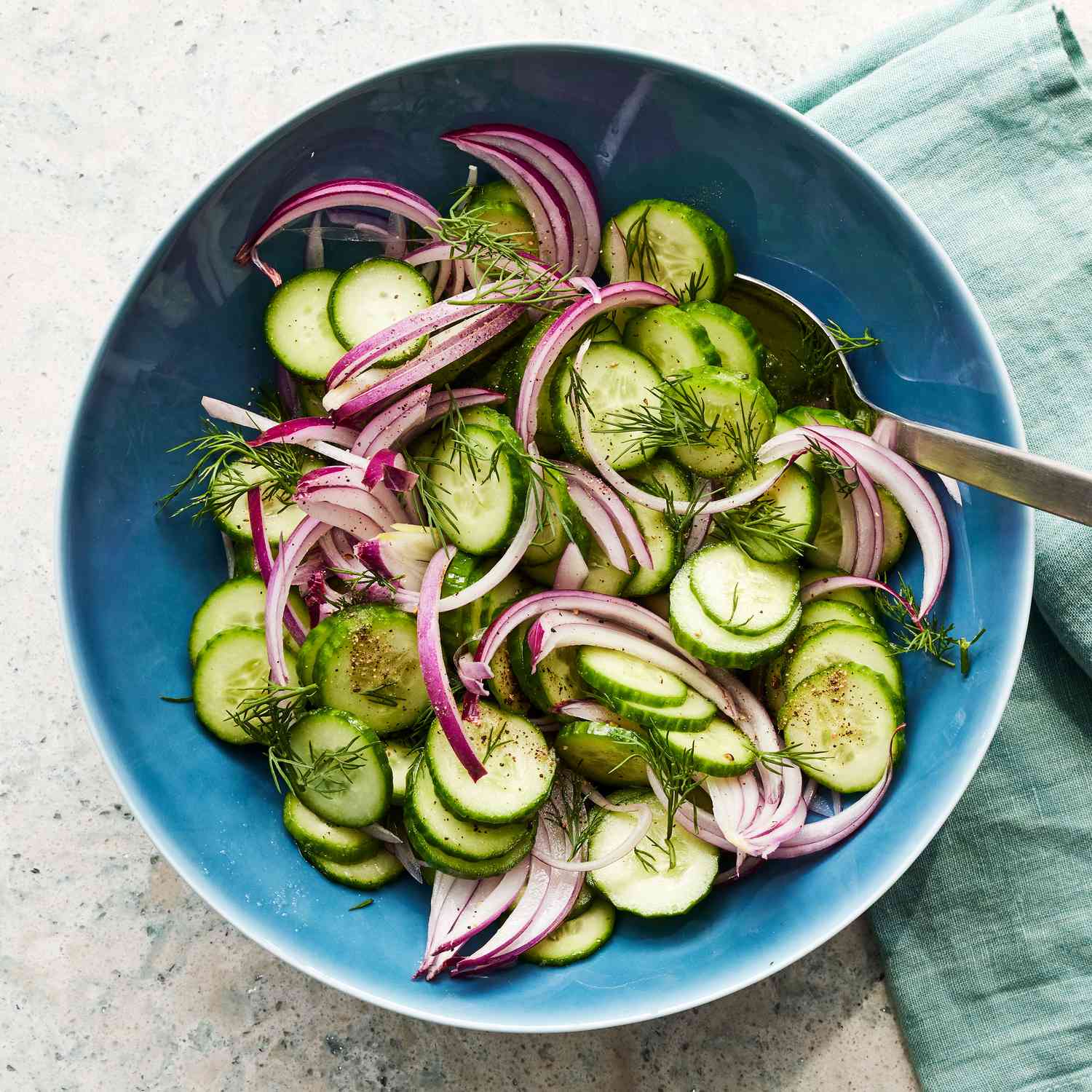 Refreshing Cucumber Vinegar Salad Recipe
