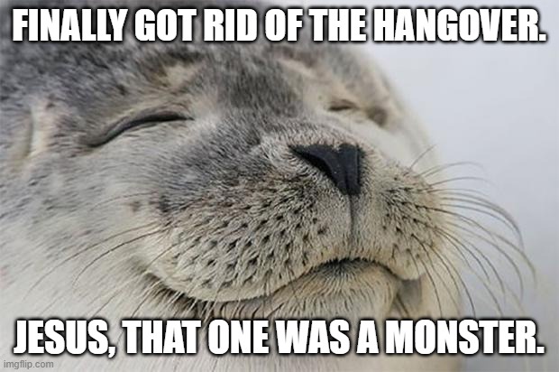 Last night was a rough one with a toothache that drove me to drink just to catch some sleep. Let’s just say, I'm definitely not accustomed to that!