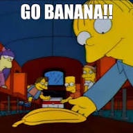 Cheering for Team Banana all the way!