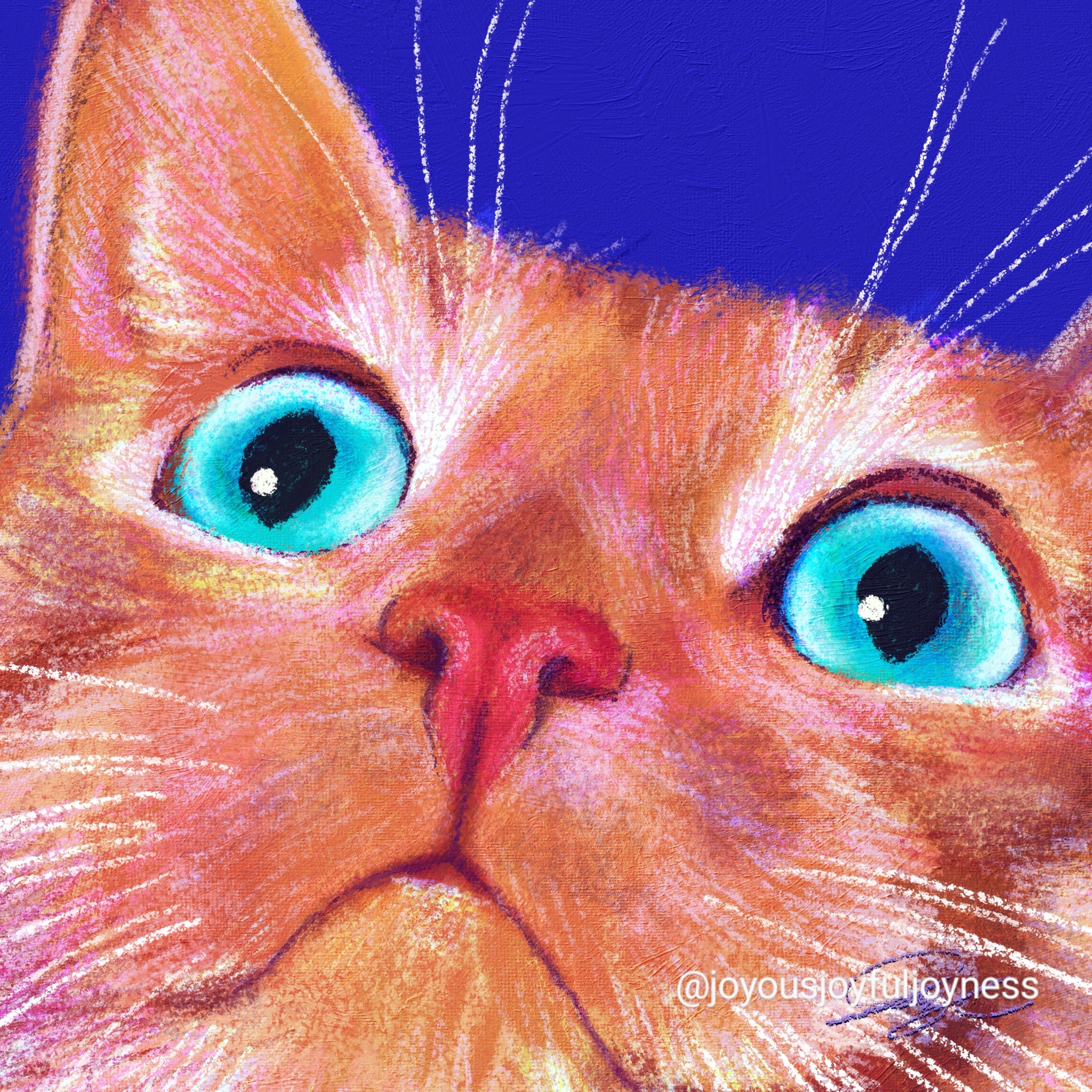 My original artwork titled 'No Thoughts'