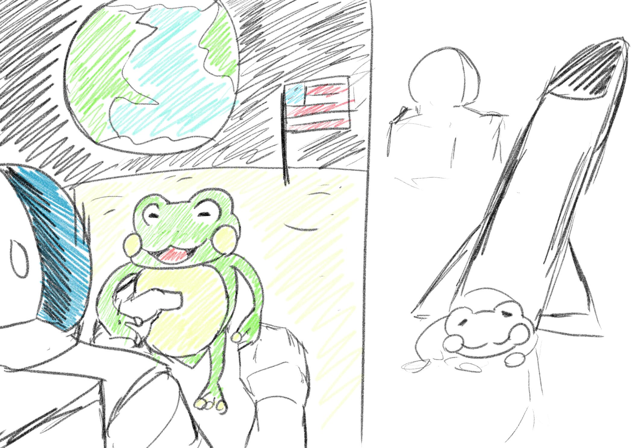 Creative Doodles: Original Characters Unleashed