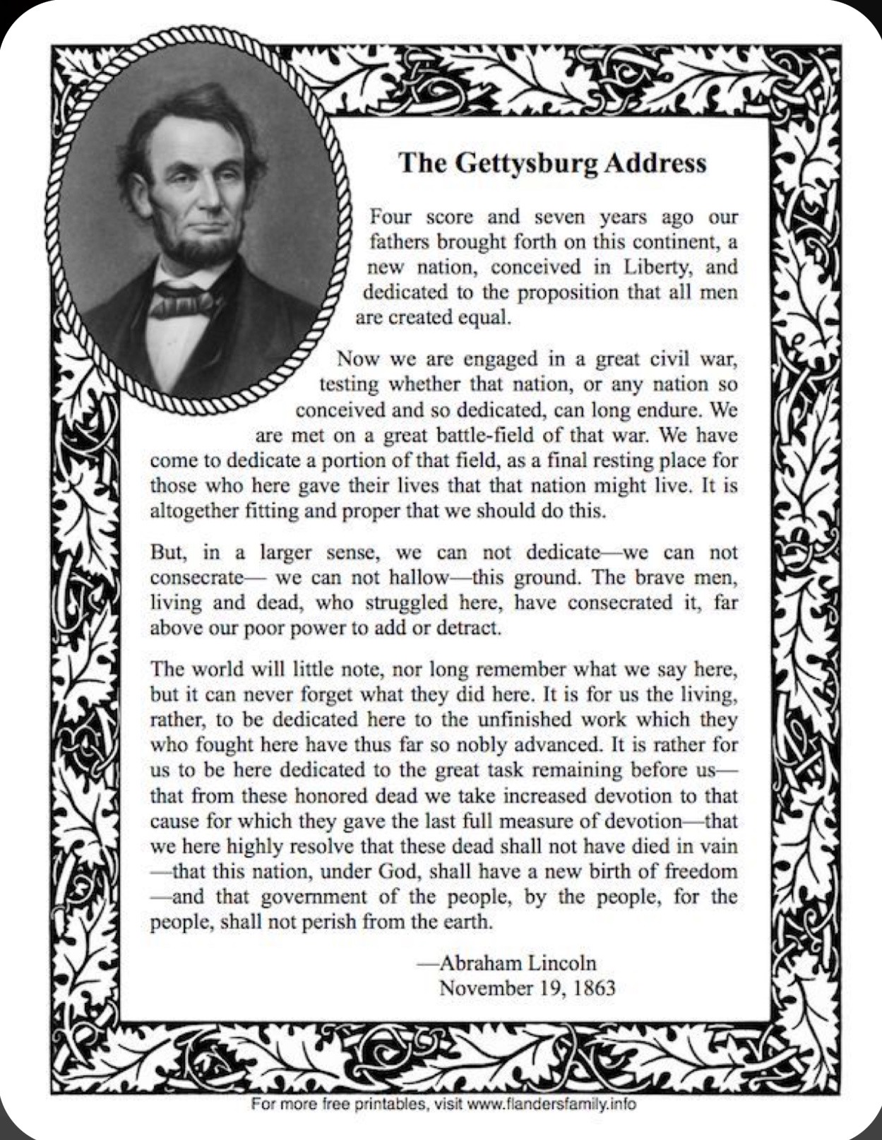 The Most Iconic Speech in American History: Just 10 Sentences