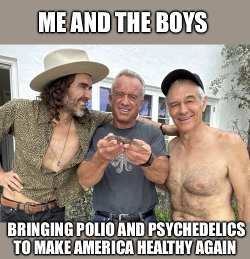 When Shirtless Dr. Oz, Bayou Russell Brand, and RFK Jr. with a Lizard Collide: A Cringe Compilation