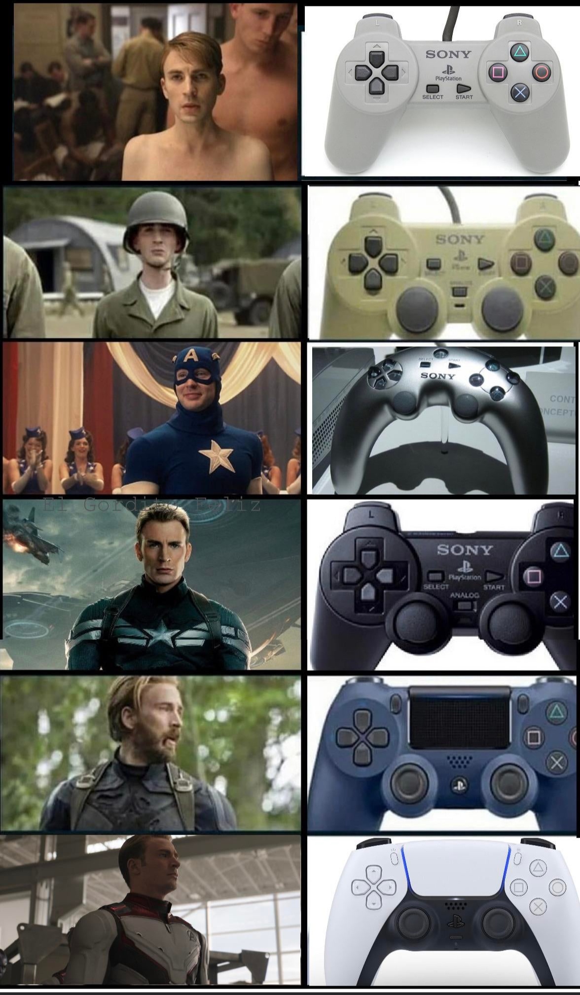 The Evolution of Steve Rogers: A PlayStation Journey