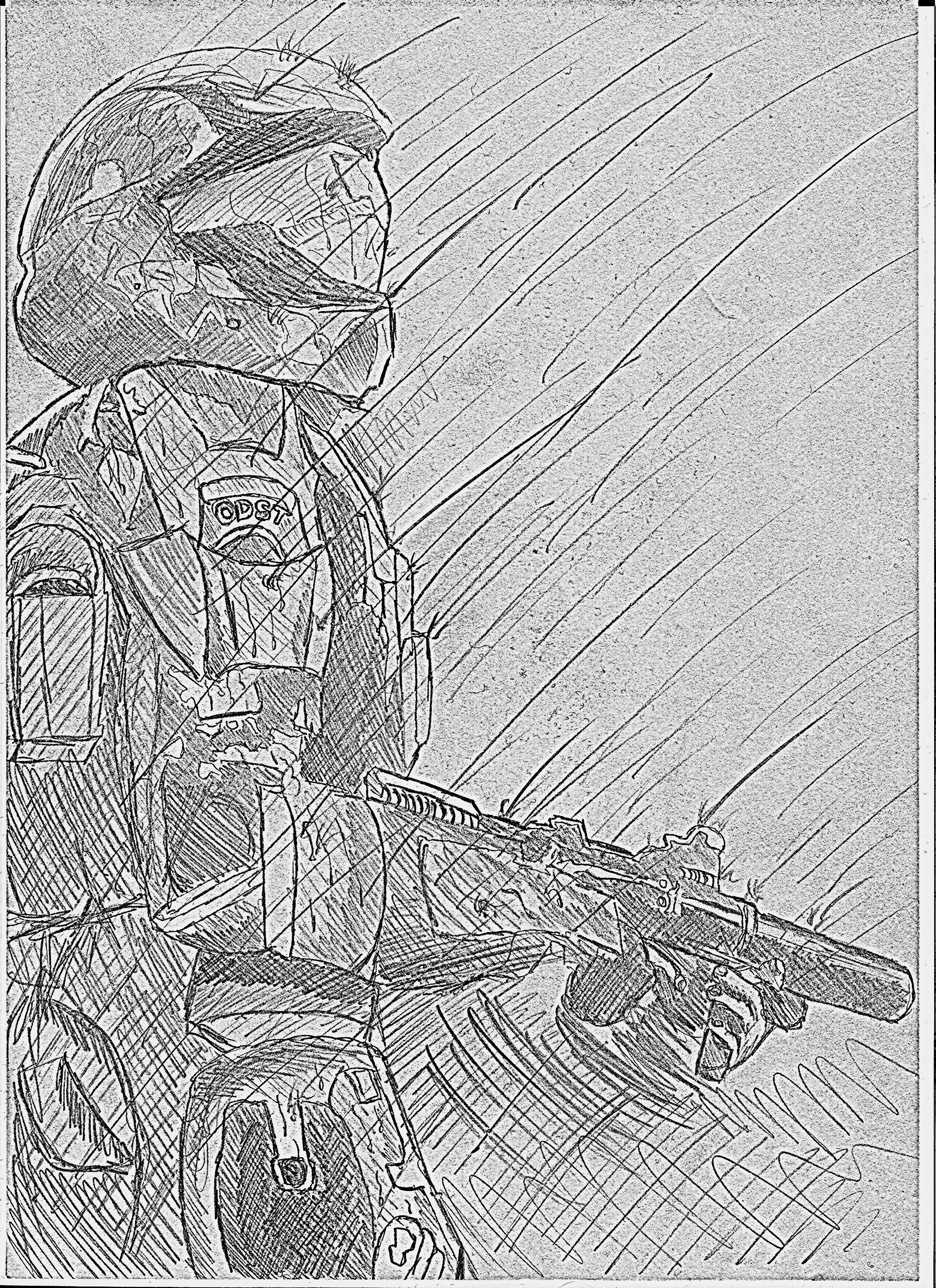 Attempting to Capture the Halo 3 ODST Cover Art