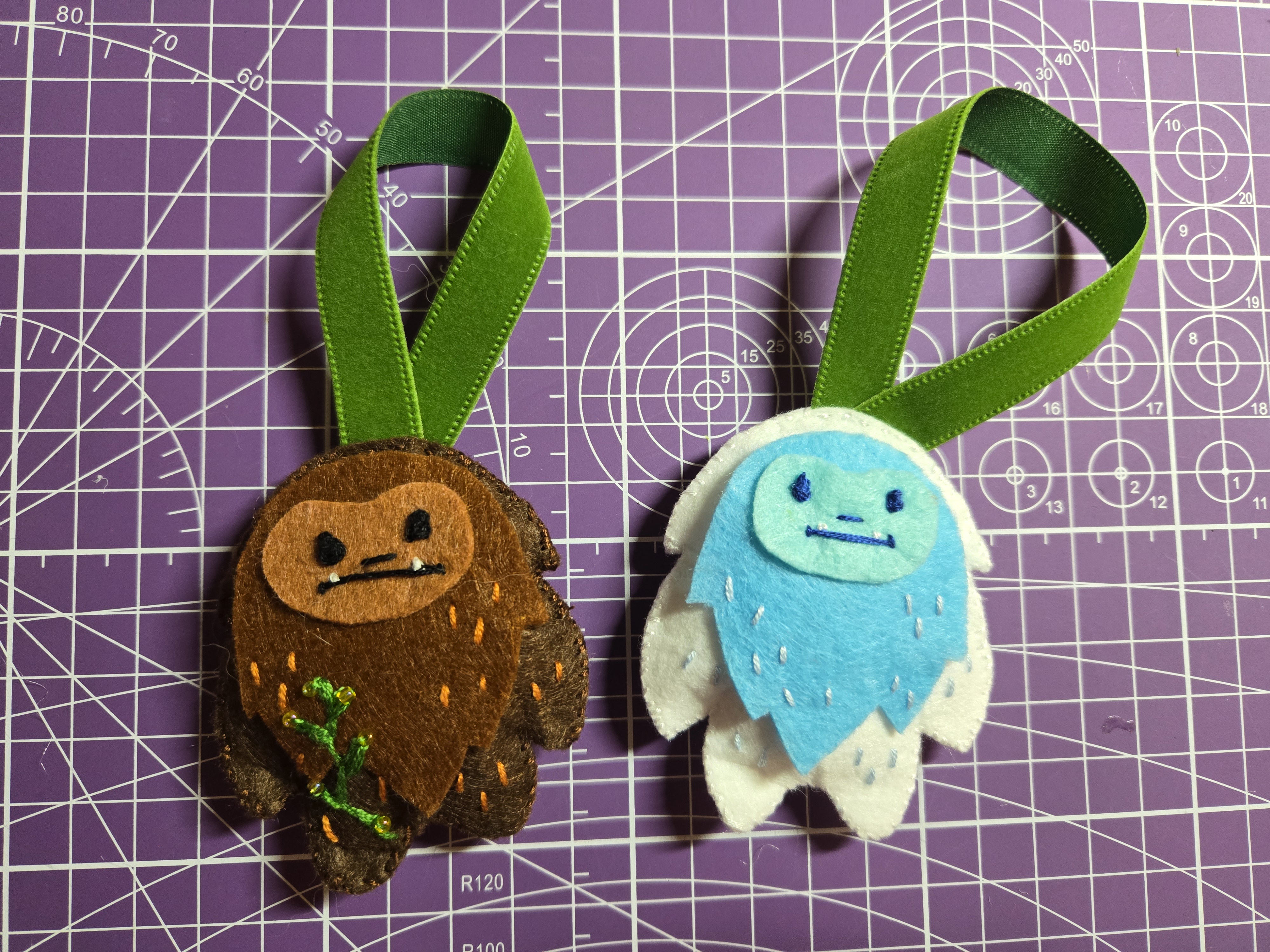 Crafty Creations: Adorable Felt Ornaments