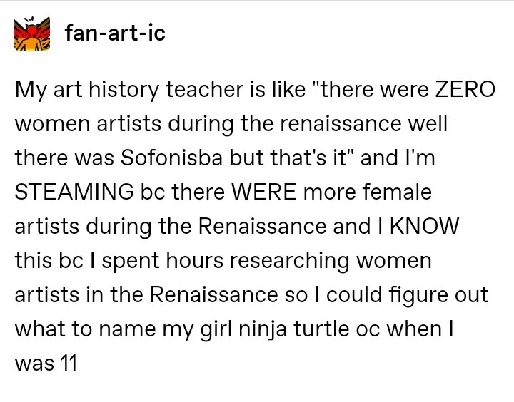 The Unsung Heroines: Female Artists of the Renaissance