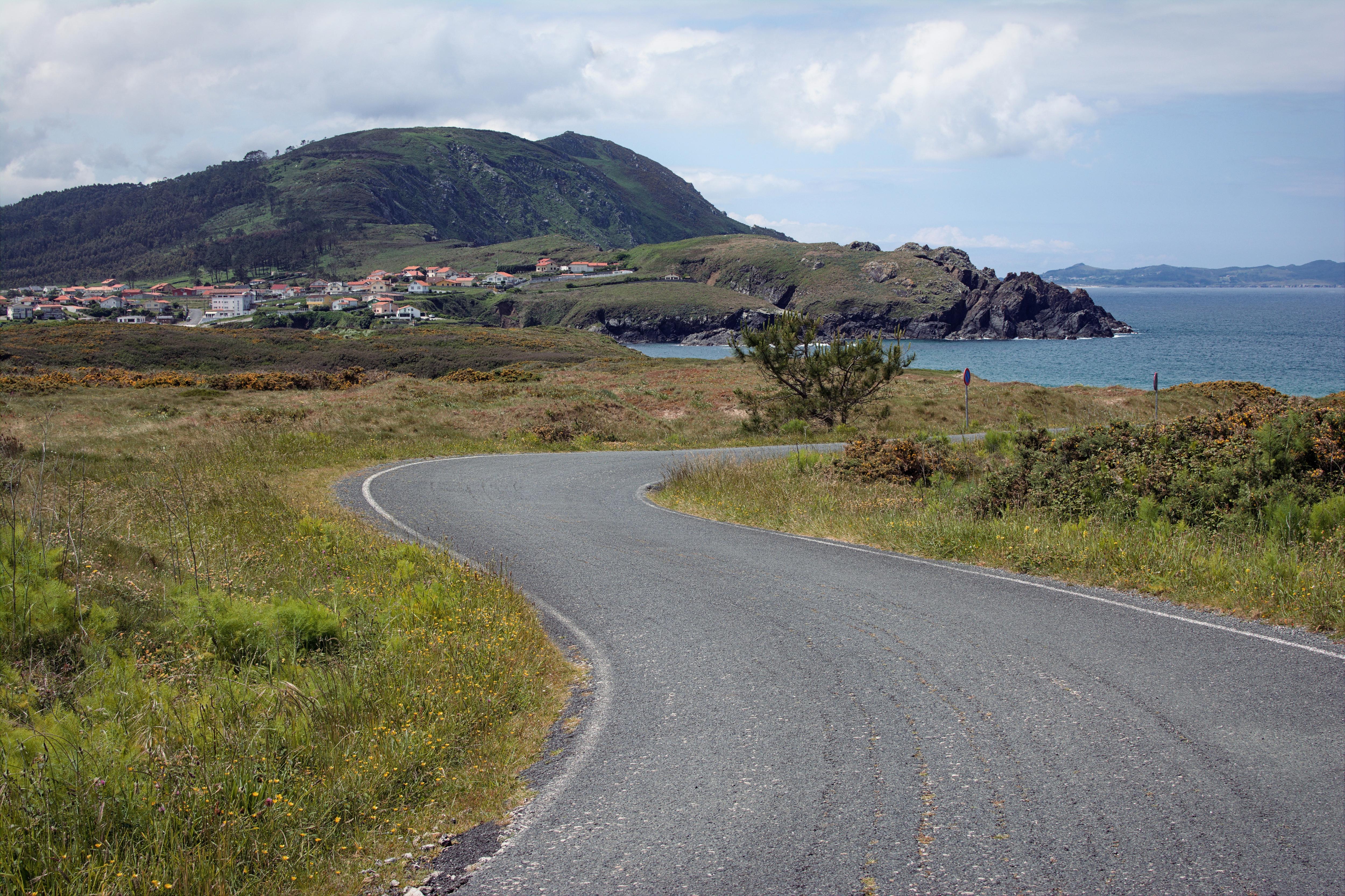 Arriving at the Beautiful Meirás Beach