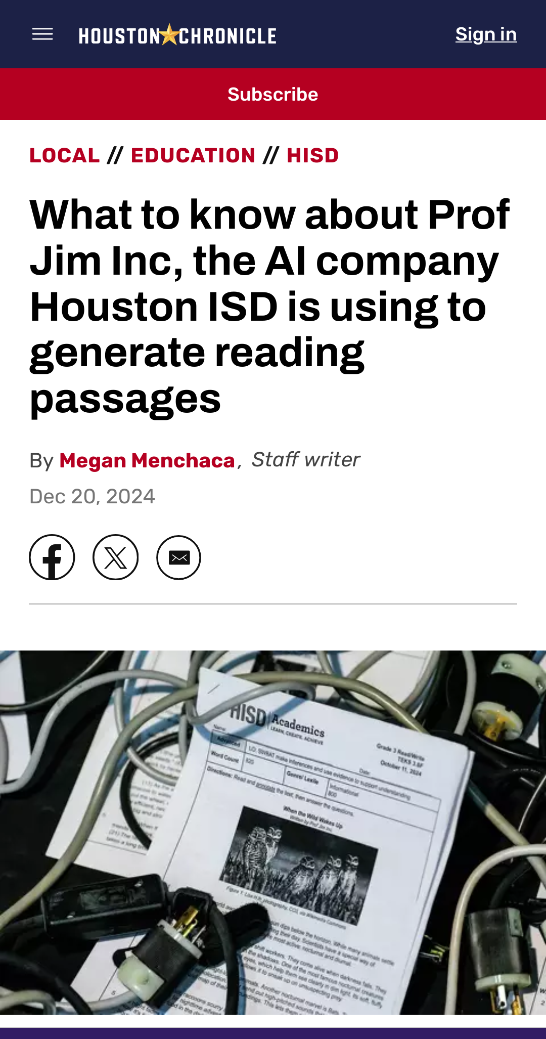 Introducing Prof Jim: The AI Behind HISD's Curriculum