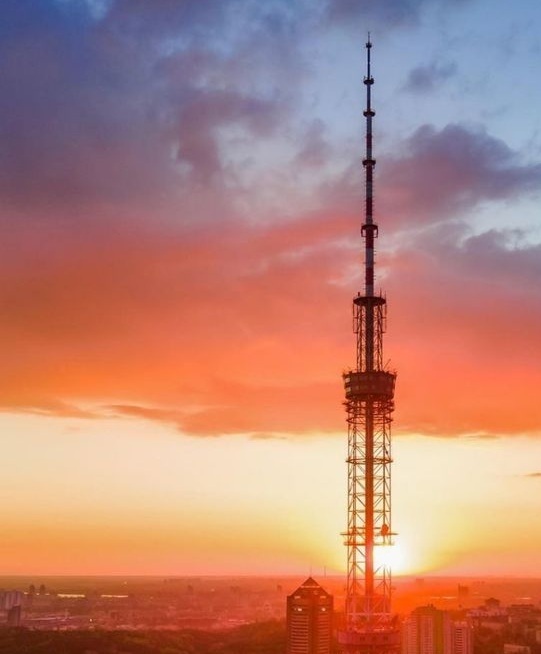 Iconic Tower Standing Tall in Kyiv