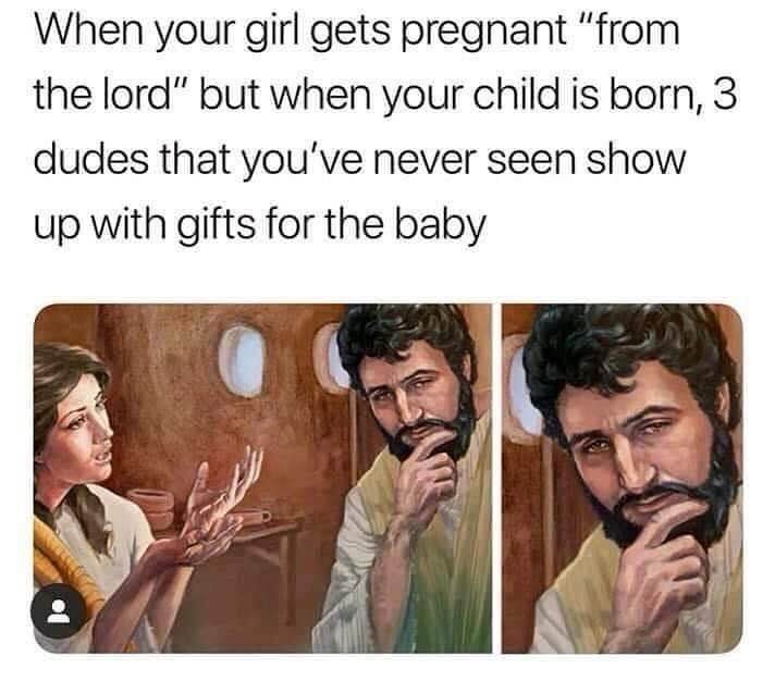 Wise Men Arrive with Unexpected Child Support