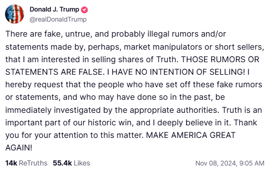 He's Definitely Not in the Selling Game!
