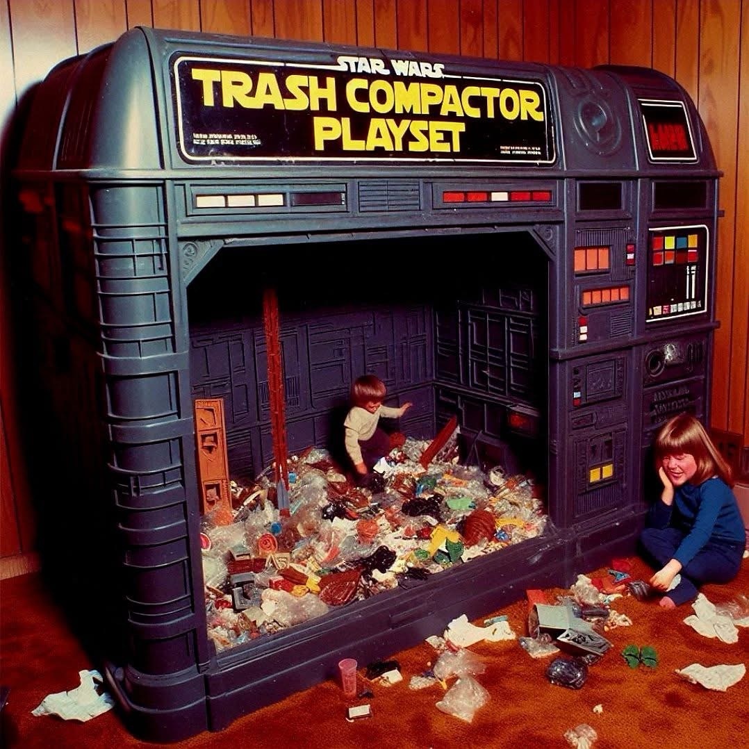 The Iconic Star Wars Trash Compactor Playset Awaits