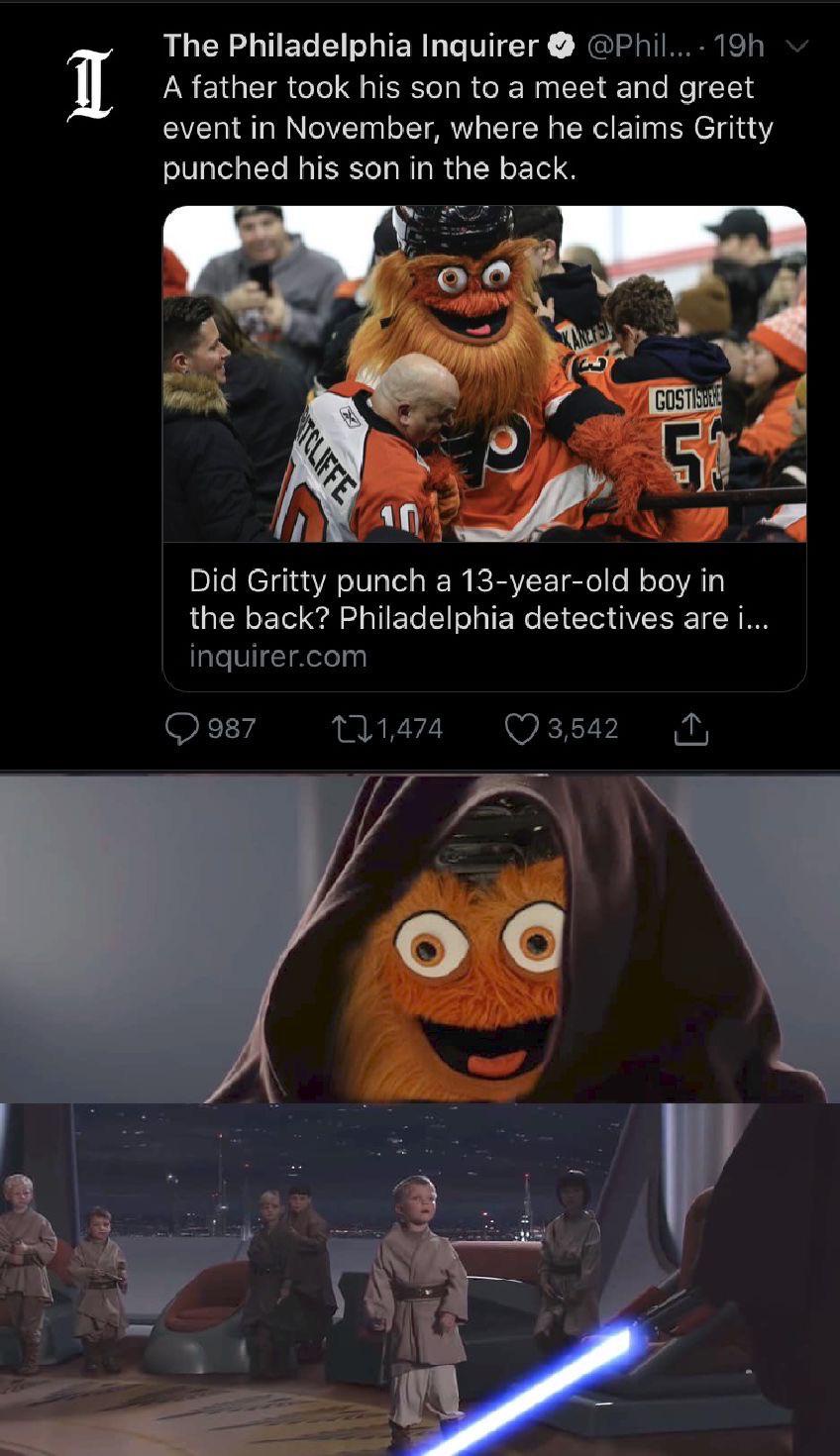 Oops! It's an all-out Gritty disaster