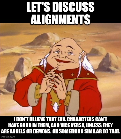 Character Alignments: Personality First, Not the Other Way Around