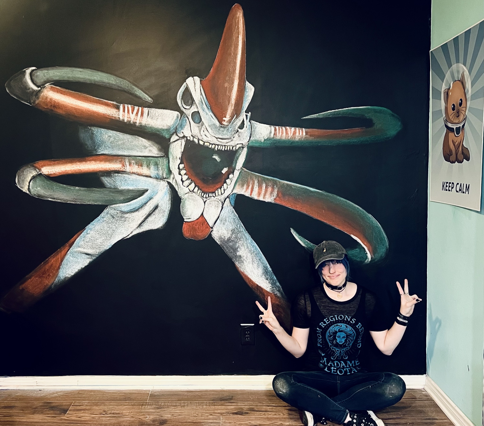 Incredible Chalk Art of the Reaper Leviathan!