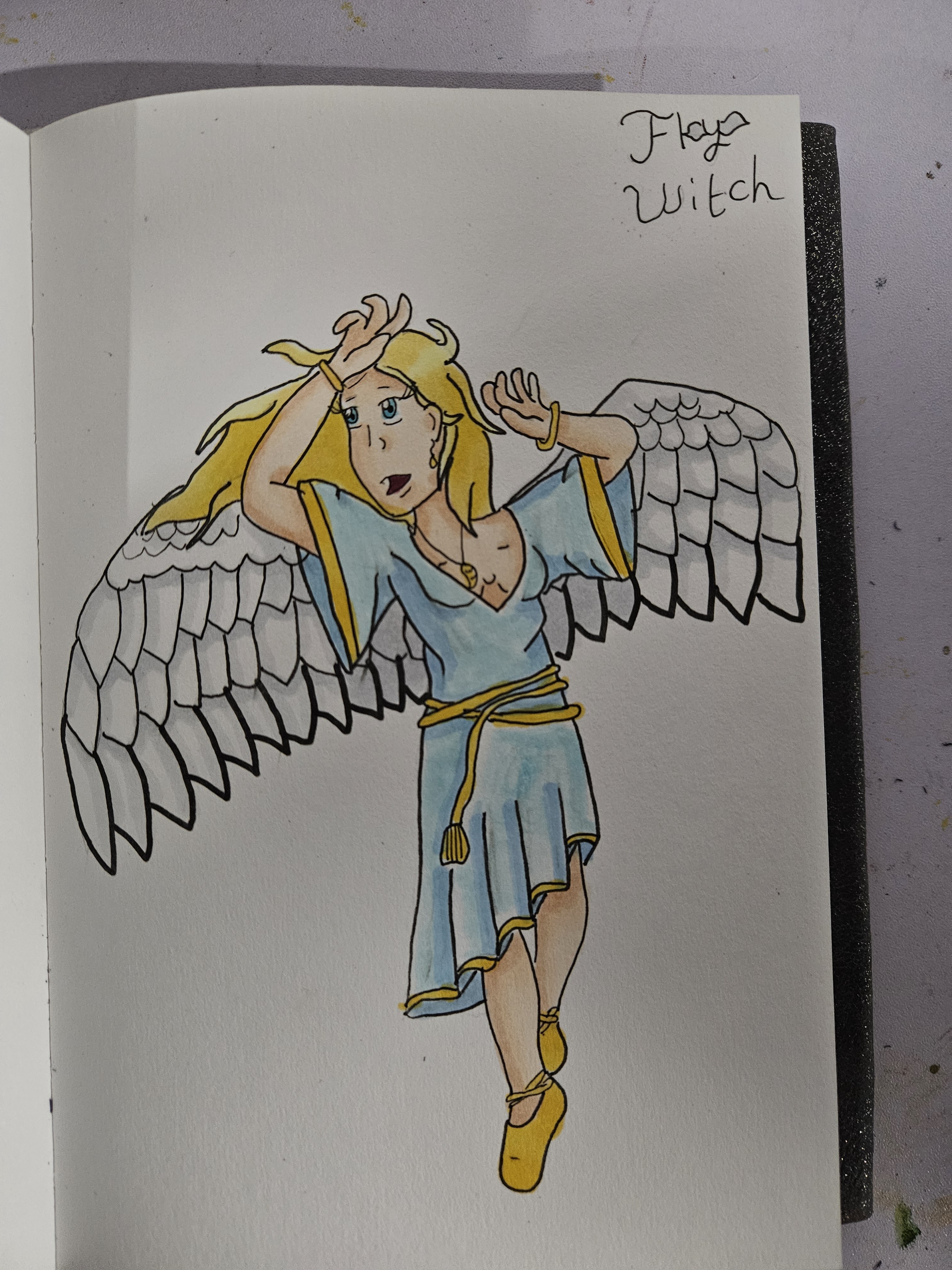 Witchtober Day 30: The Flying Witch