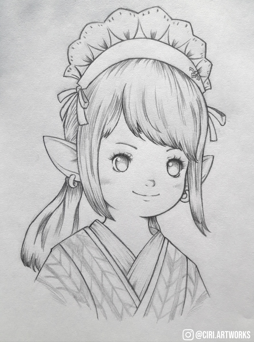 A Traditional Portrait of a Lalafell