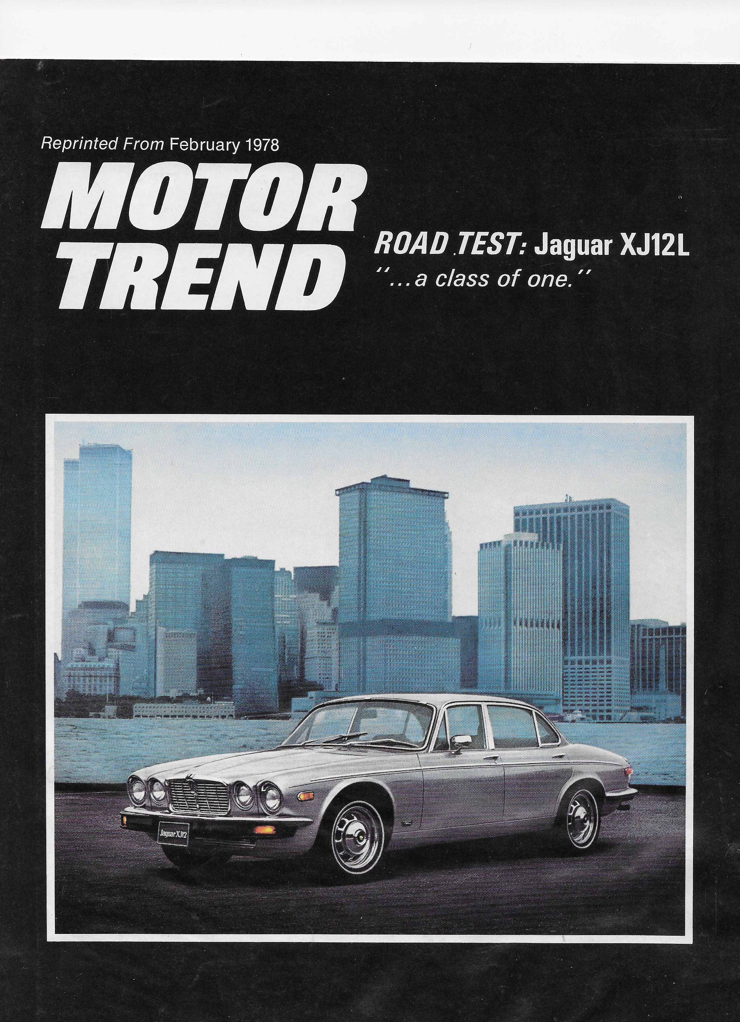 Step Back in Time with the 1978 Jaguar XJ12L Dealer Brochure