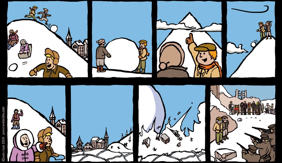 Imagine a Space Avalanche, but with a festive Christmas twist.