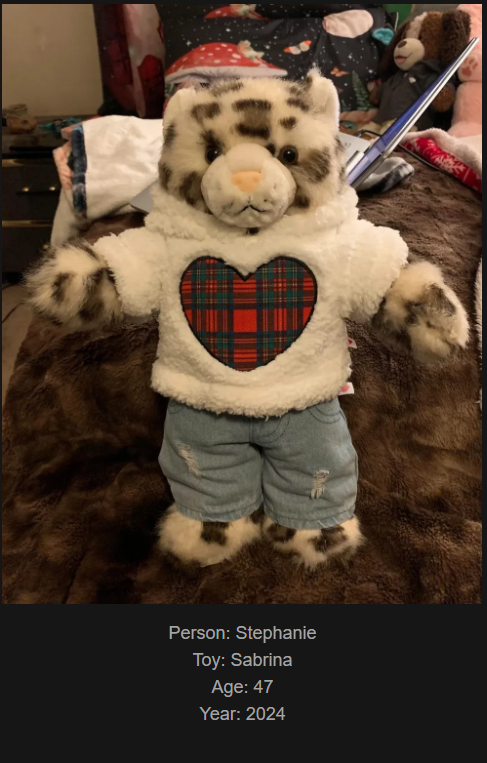 Day 804: Join Me on My Journey at www.saidtheskinhorse.com - Celebrating Childhood Toys with Sabrina!