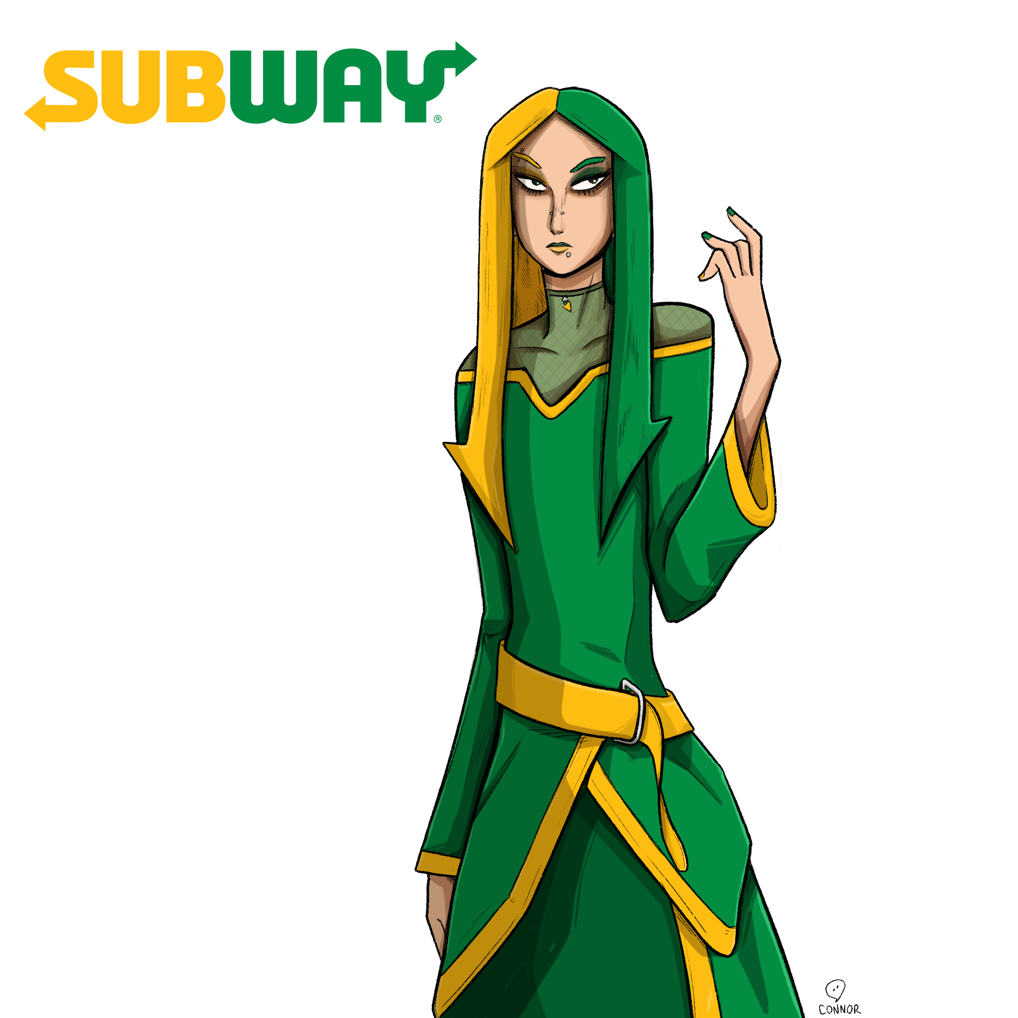 I created a character named Subway!