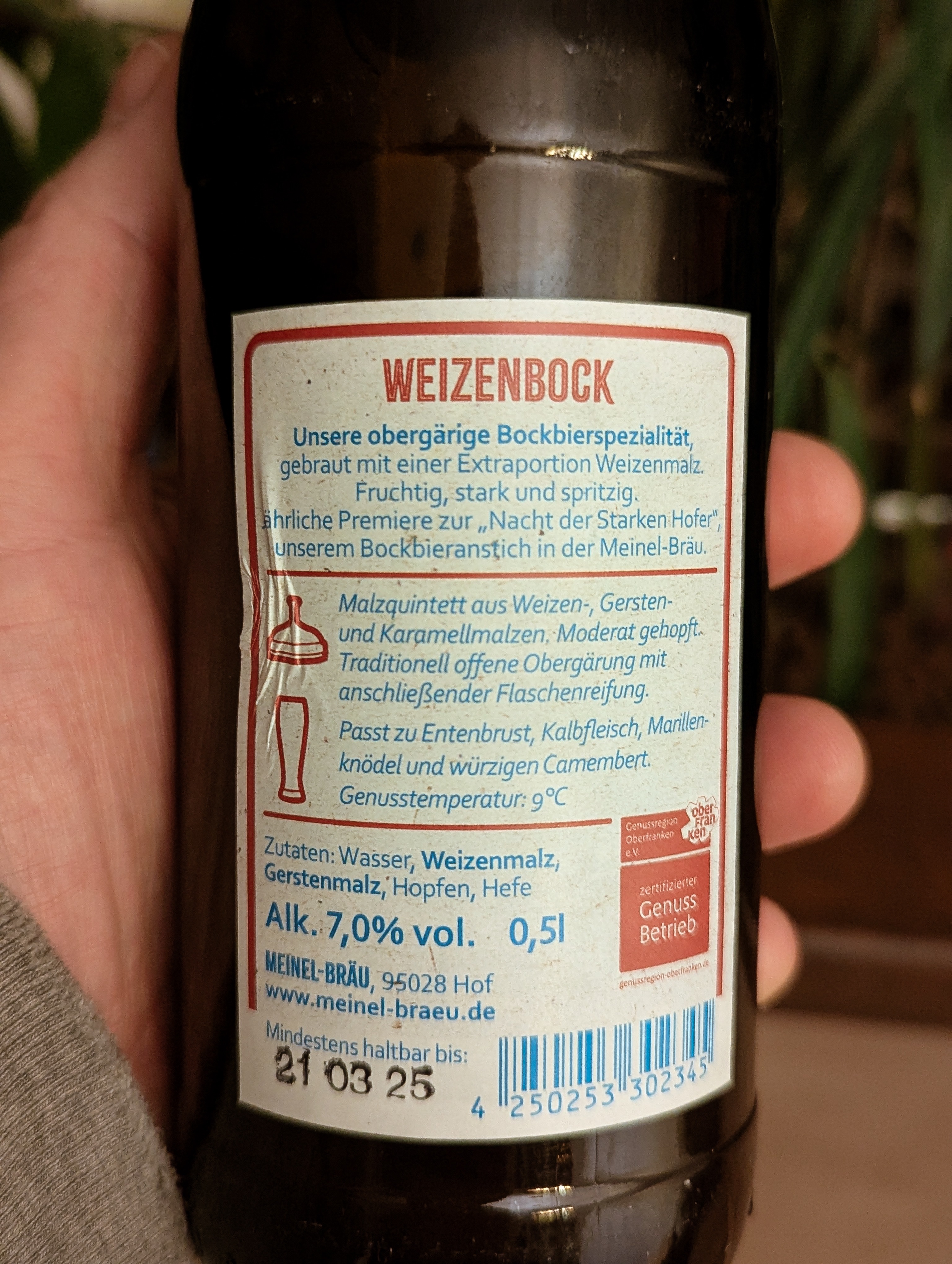 Introducing Meinel Weizenbock: A Brew Worth Savoring