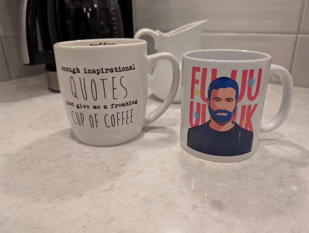 Coffee Mug Chronicles: Confirming We're Not Morning People