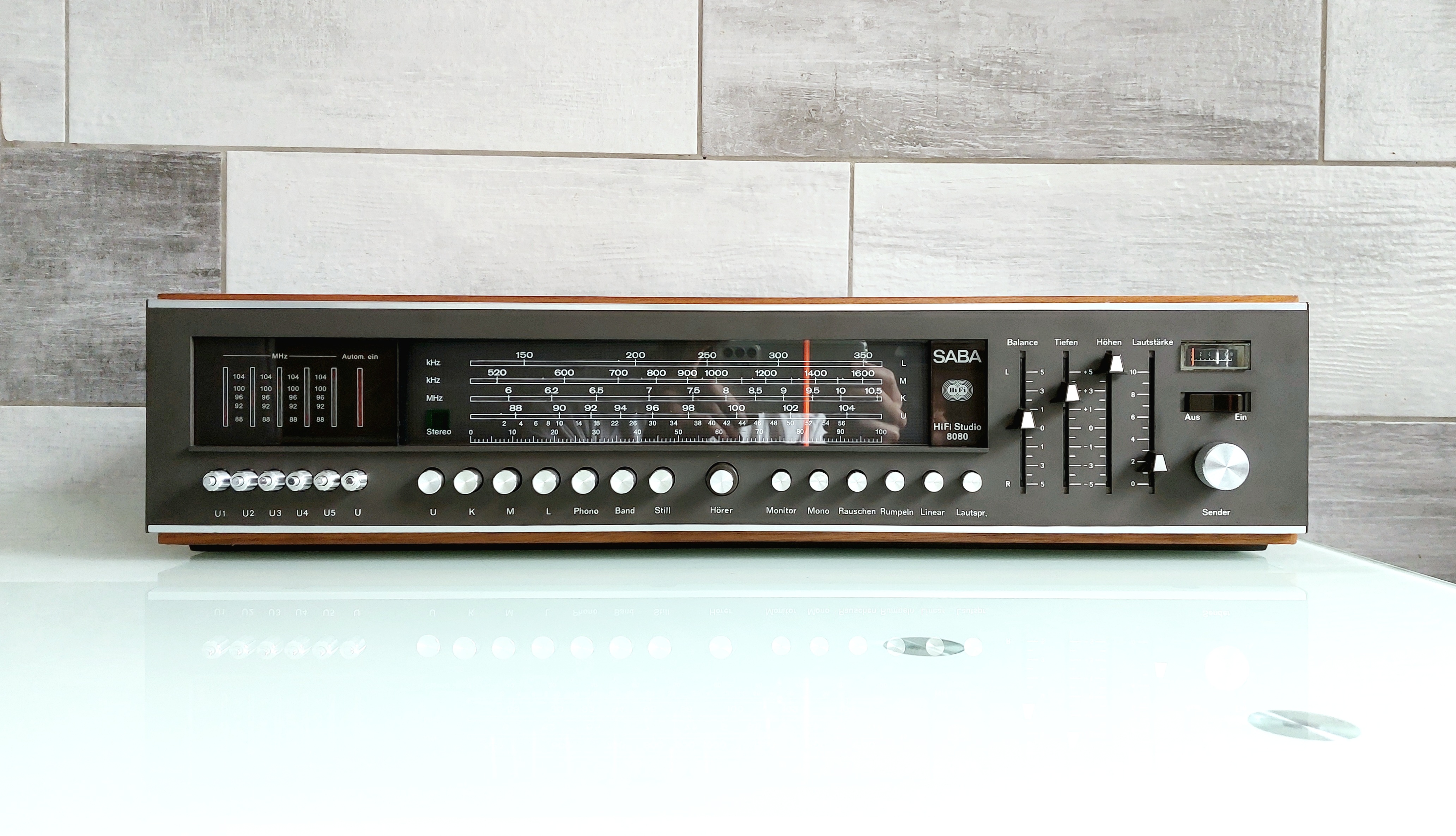 A vintage gem: Saba HiFi-Studio 8080 Stereo F receiver from West Germany, circa 1969-70.