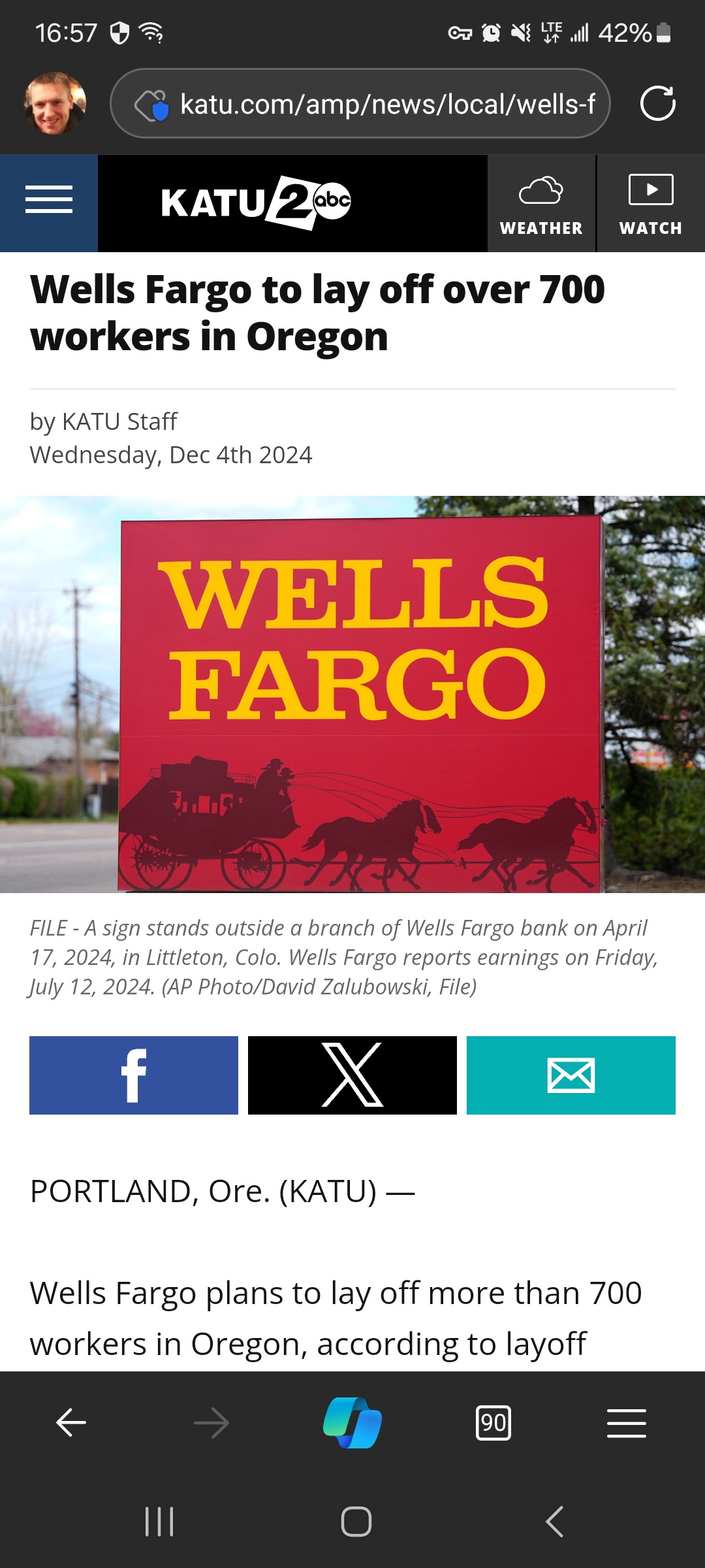 Wells Fargo Announces Layoffs: 700 Jobs Cut in Oregon